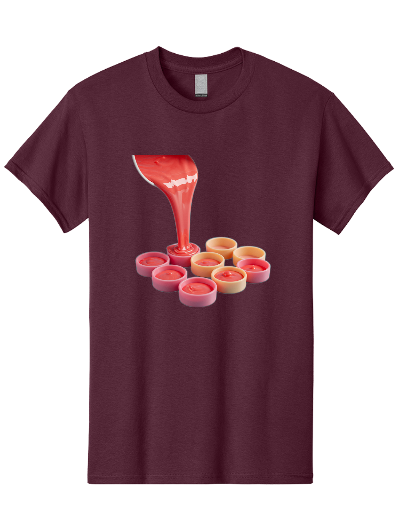 Pink-Sauce-Pouring-Into-Containers Men'S Graphic Tee, 100% Cotton, Comfortable Casual Summer Wear, Machine Washable, Vintage Camera, Old Camera, Antique Camera, Black Camera, Classic Photography, Photography Equipment, Nostalgic Device, Baf355