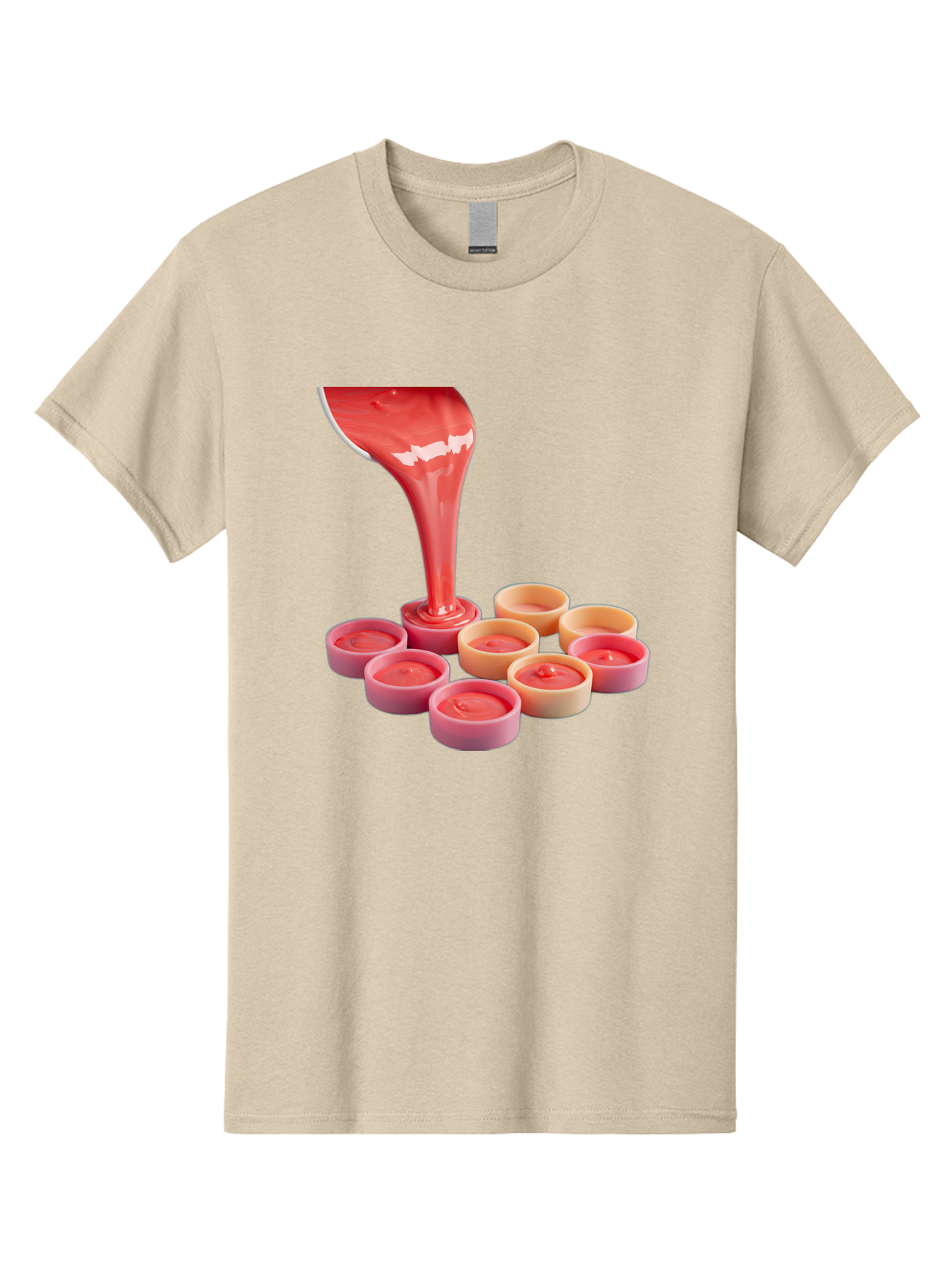 Pink-Sauce-Pouring-Into-Containers Men'S Graphic Tee, 100% Cotton, Comfortable Casual Summer Wear, Machine Washable, Vintage Camera, Old Camera, Antique Camera, Black Camera, Classic Photography, Photography Equipment, Nostalgic Device, Baf355