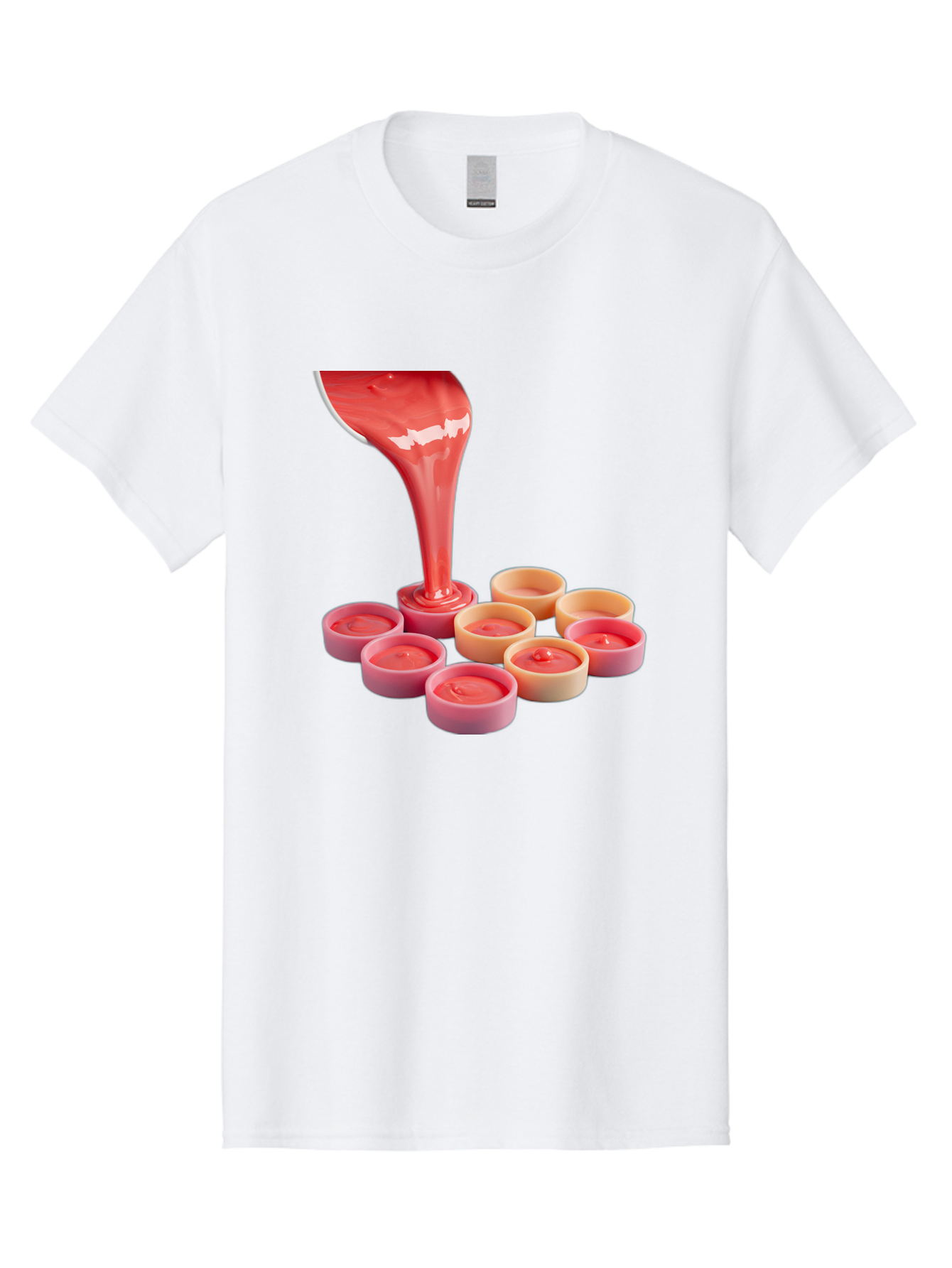 Pink-Sauce-Pouring-Into-Containers Men'S Graphic Tee, 100% Cotton, Comfortable Casual Summer Wear, Machine Washable, Vintage Camera, Old Camera, Antique Camera, Black Camera, Classic Photography, Photography Equipment, Nostalgic Device, Baf355
