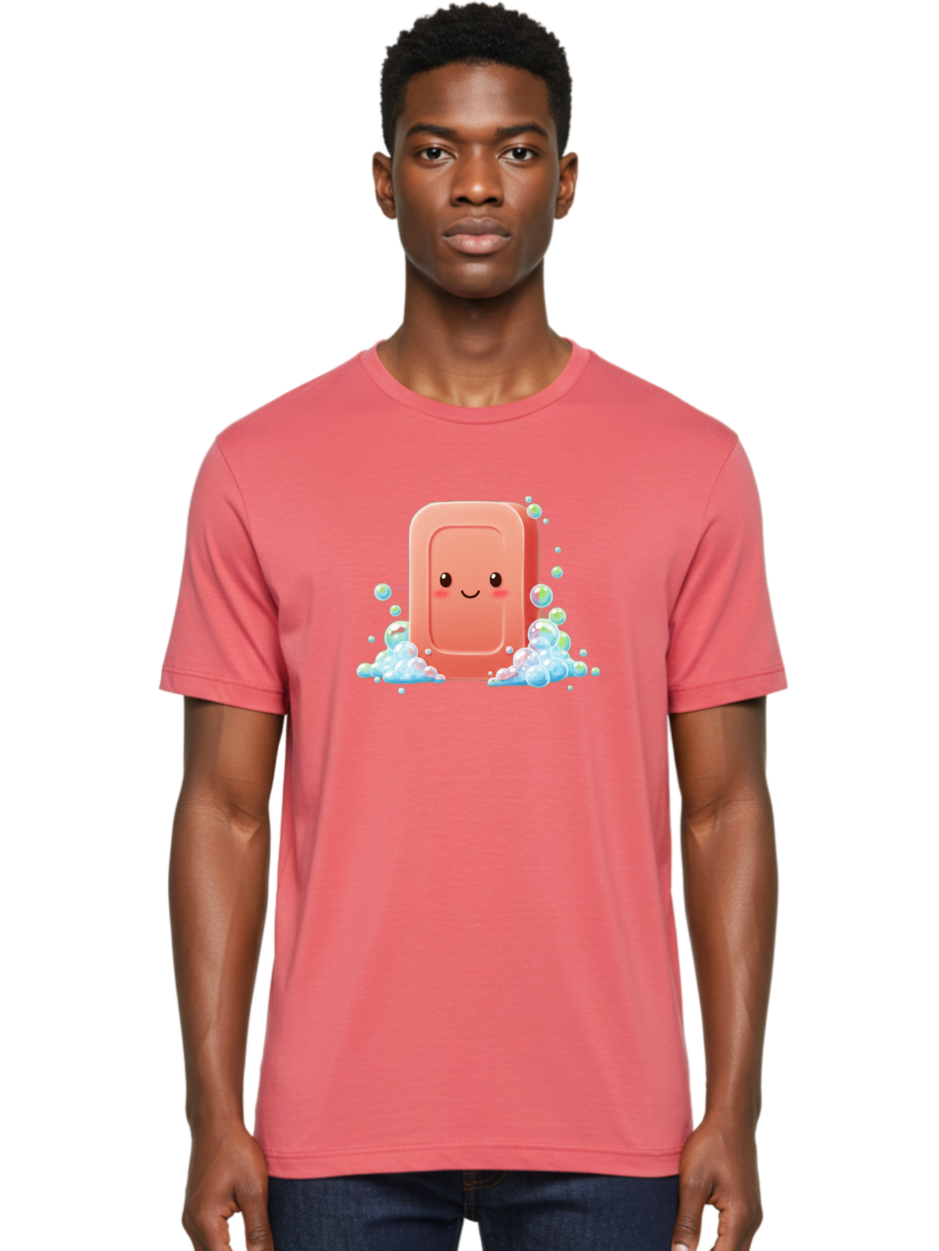 Pink-Soap-Bar Men'S Graphic Tee, 100% Cotton, Comfortable Casual Summer Wear, Machine Washable, Vintage Camera, Old Camera, Antique Camera, Black Camera, Classic Photography, Photography Equipment, Nostalgic Device, Film Camera, Camera Art Baf356
