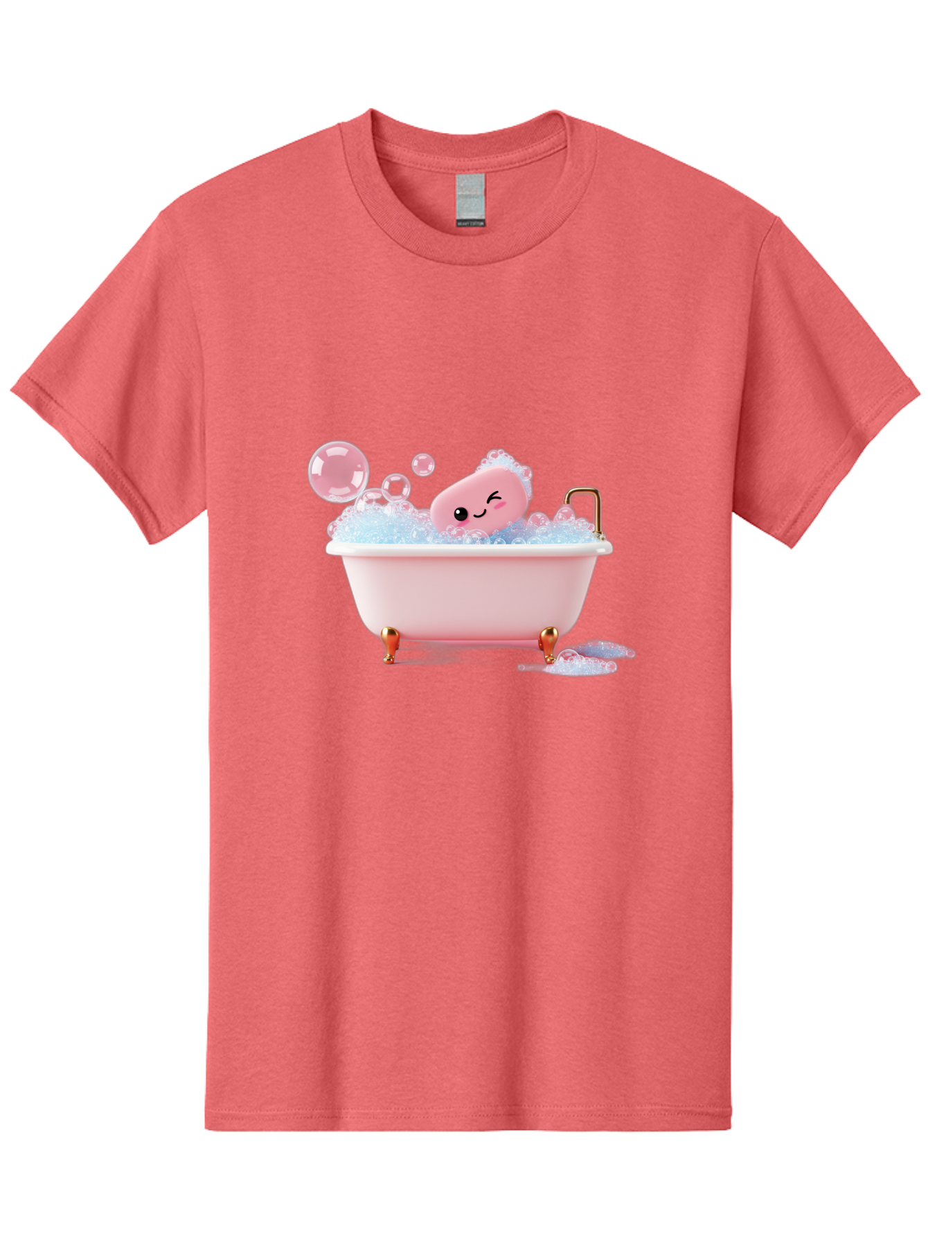 Pink-Soap-Character-In-Bathtub Men'S Graphic Tee, 100% Cotton, Comfortable Casual Summer Wear, Machine Washable, Vintage Camera, Old Camera, Antique Camera, Black Camera, Classic Photography, Photography Equipment, Nostalgic Device, Baf357