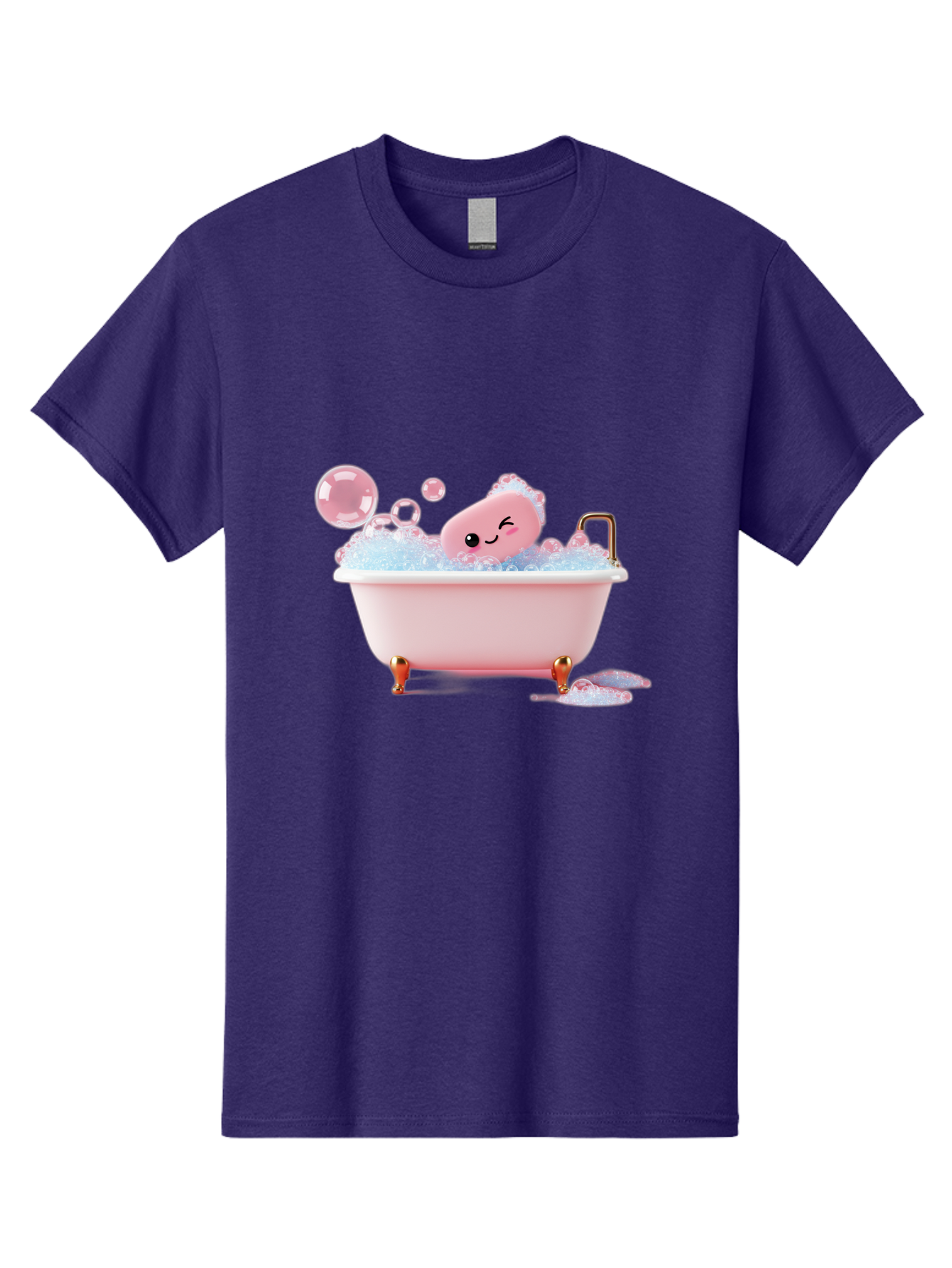 Pink-Soap-Character-In-Bathtub Men'S Graphic Tee, 100% Cotton, Comfortable Casual Summer Wear, Machine Washable, Vintage Camera, Old Camera, Antique Camera, Black Camera, Classic Photography, Photography Equipment, Nostalgic Device, Baf357