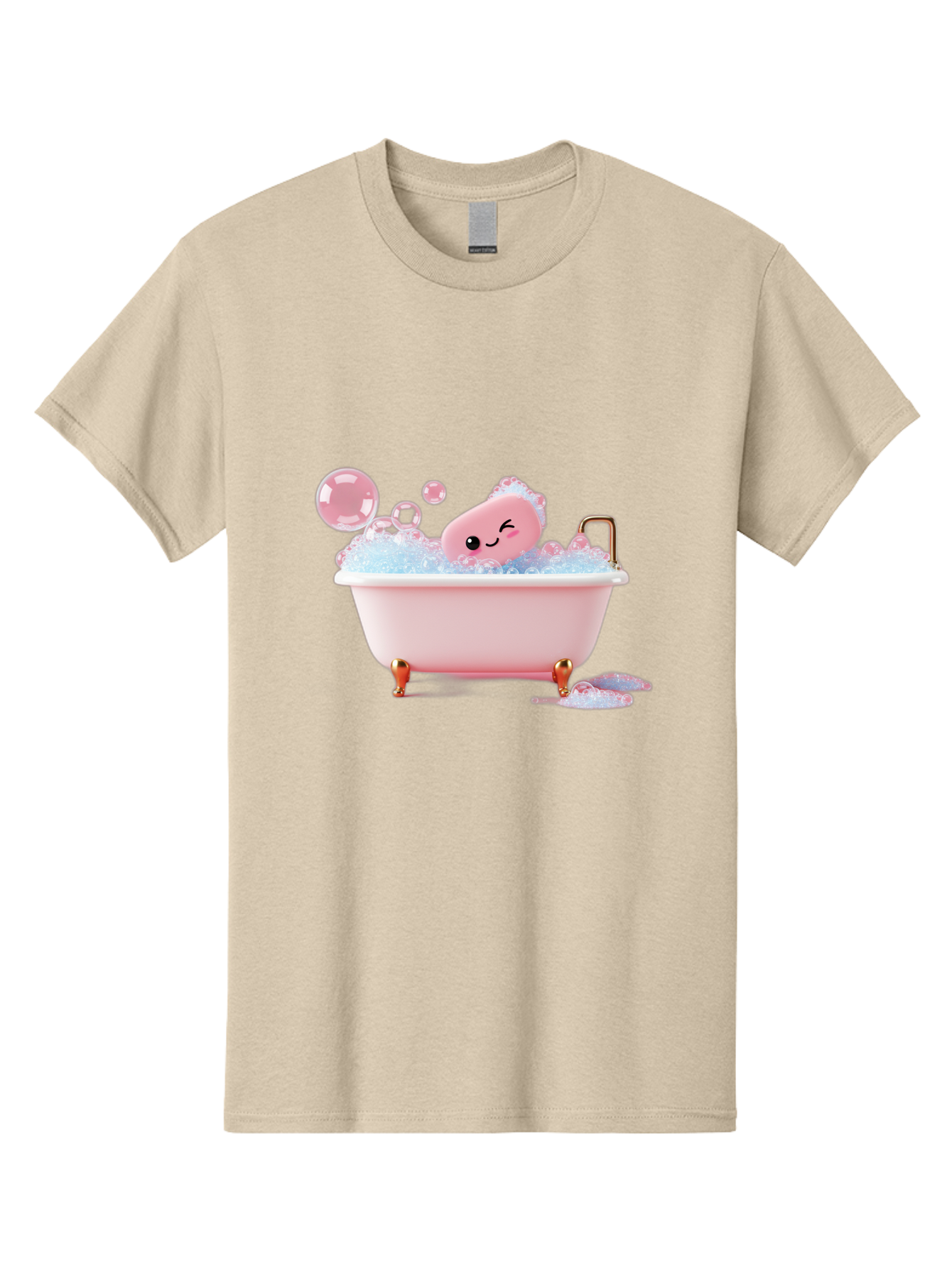Pink-Soap-Character-In-Bathtub Men'S Graphic Tee, 100% Cotton, Comfortable Casual Summer Wear, Machine Washable, Vintage Camera, Old Camera, Antique Camera, Black Camera, Classic Photography, Photography Equipment, Nostalgic Device, Baf357