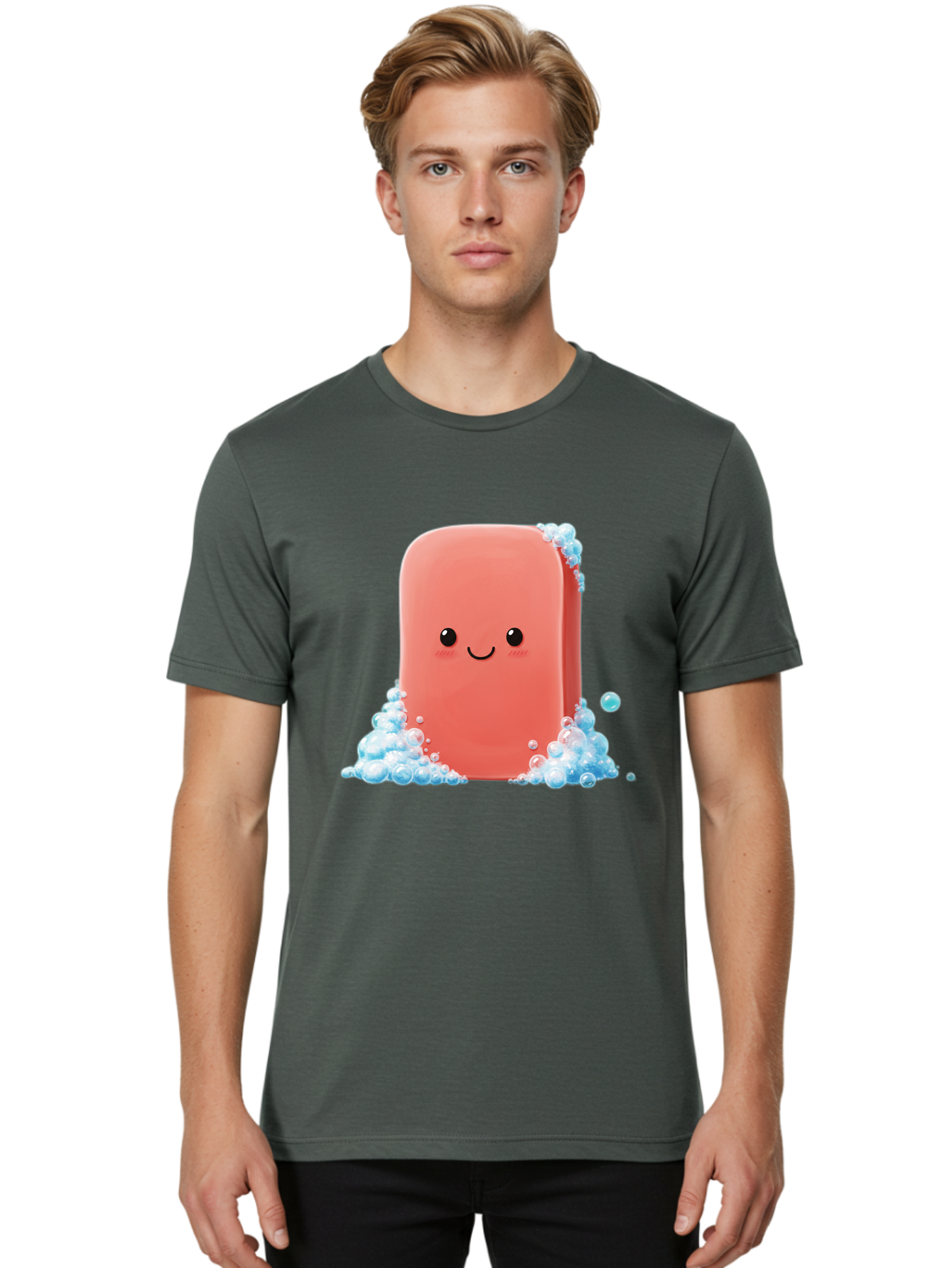 Pink-Soap Men'S Graphic Tee, 100% Cotton, Comfortable Casual Summer Wear, Machine Washable, Vintage Camera, Old Camera, Antique Camera, Black Camera, Classic Photography, Photography Equipment, Nostalgic Device, Film Camera, Camera Art Baf358