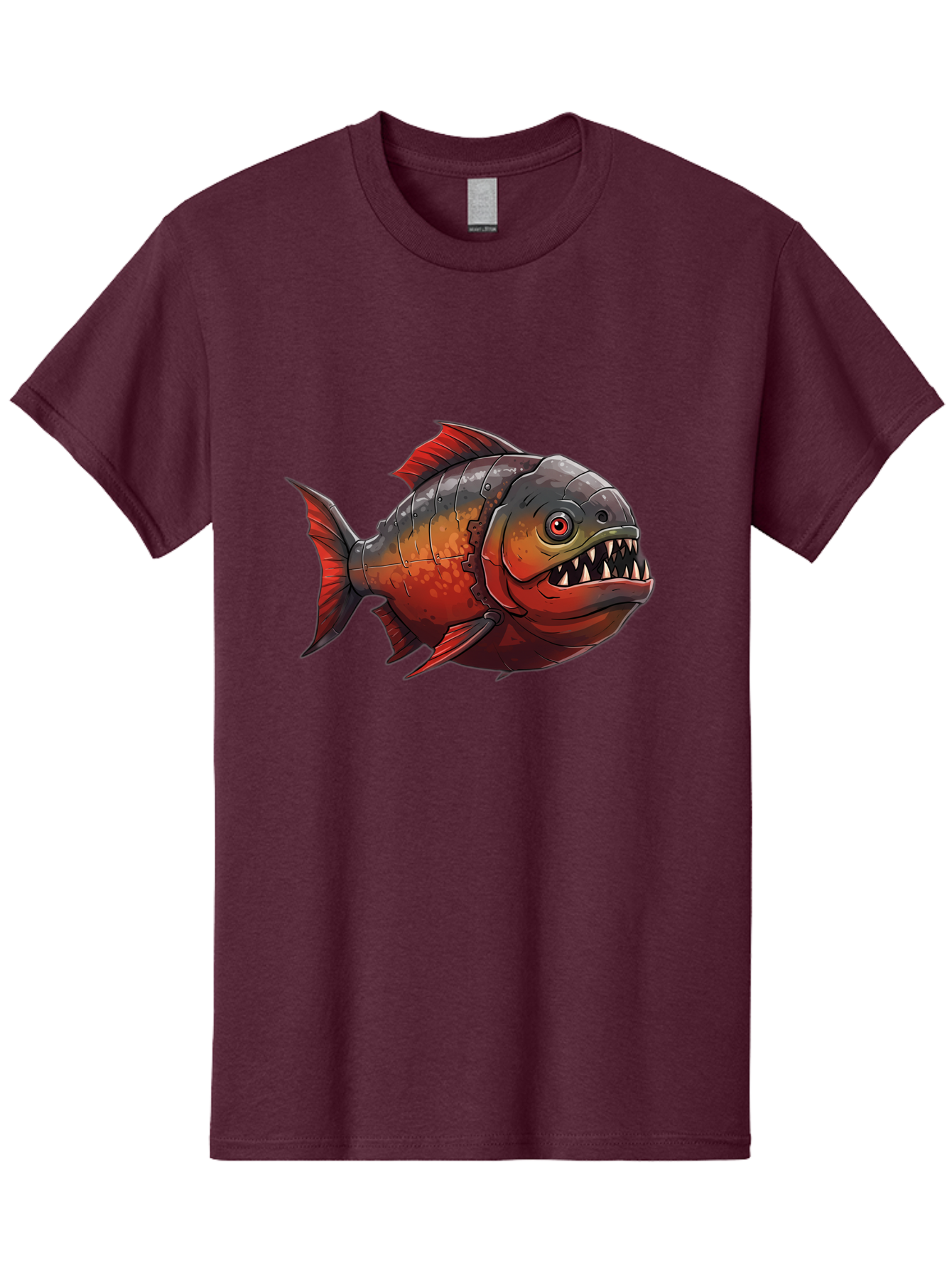 Piranha Men'S Graphic Tee, 100% Cotton, Comfortable Casual Summer Wear, Machine Washable, Vintage Camera, Old Camera, Antique Camera, Black Camera, Classic Photography, Photography Equipment, Nostalgic Device, Film Camera, Camera Art Baf360