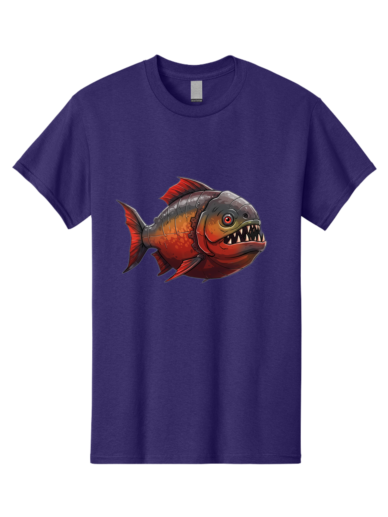 Piranha Men'S Graphic Tee, 100% Cotton, Comfortable Casual Summer Wear, Machine Washable, Vintage Camera, Old Camera, Antique Camera, Black Camera, Classic Photography, Photography Equipment, Nostalgic Device, Film Camera, Camera Art Baf360