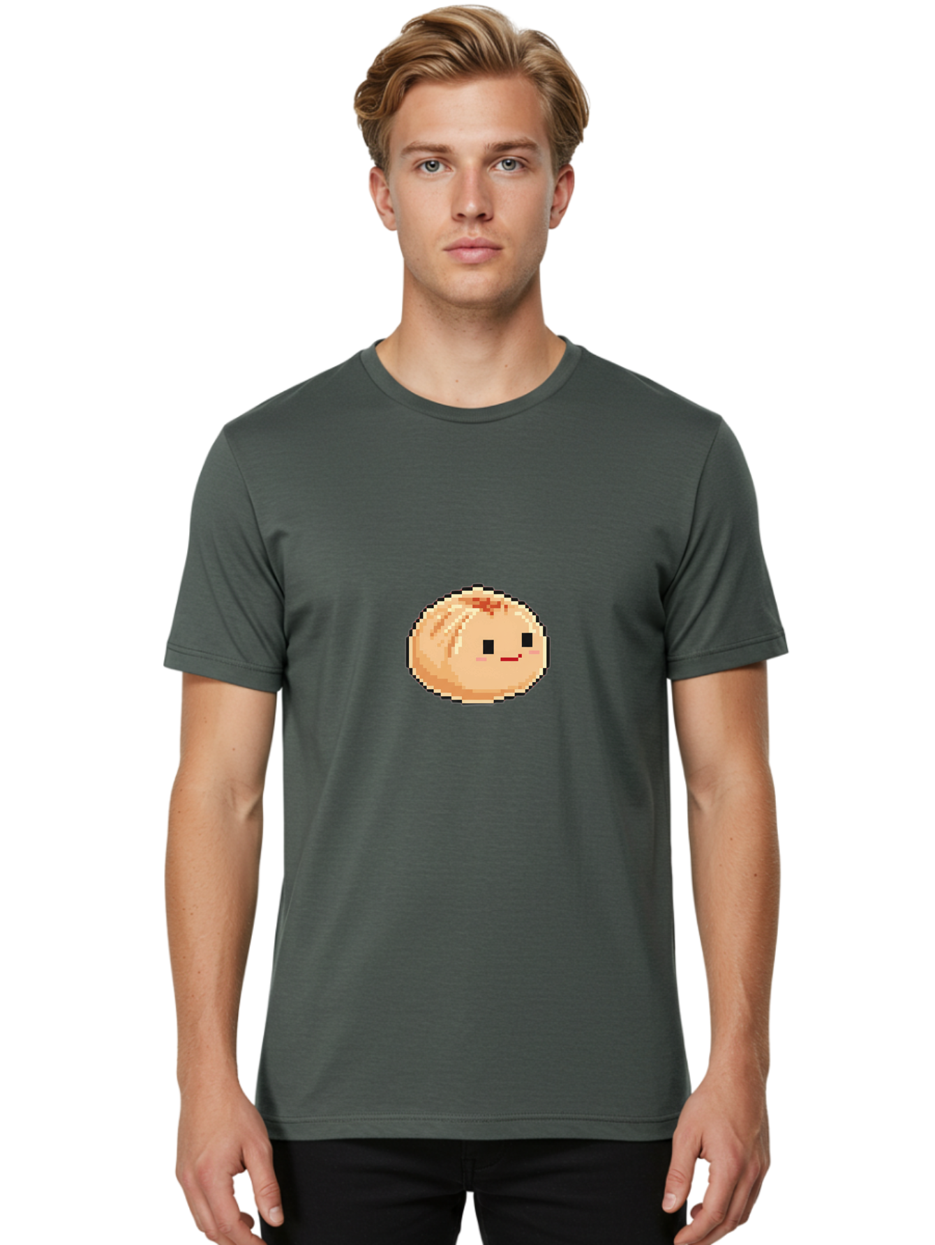 Pixel-Bun Men'S Graphic Tee, 100% Cotton, Comfortable Casual Summer Wear, Machine Washable, Vintage Camera, Old Camera, Antique Camera, Black Camera, Classic Photography, Photography Equipment, Nostalgic Device, Film Camera, Camera Art Baf361