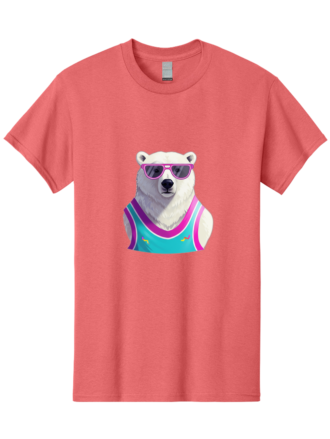 Polar-Bear-1 Men'S Graphic Tee, 100% Cotton, Comfortable Casual Summer Wear, Machine Washable, Vintage Camera, Old Camera, Antique Camera, Black Camera, Classic Photography, Photography Equipment, Nostalgic Device, Film Camera, Camera Art Baf362