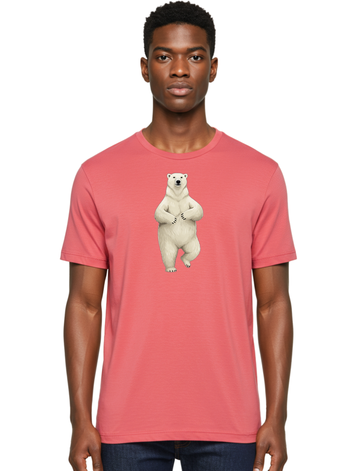 Polar-Bear-10 Men'S Graphic Tee, 100% Cotton, Comfortable Casual Summer Wear, Machine Washable, Vintage Camera, Old Camera, Antique Camera, Black Camera, Classic Photography, Photography Equipment, Nostalgic Device, Film Camera, Camera Art Baf363