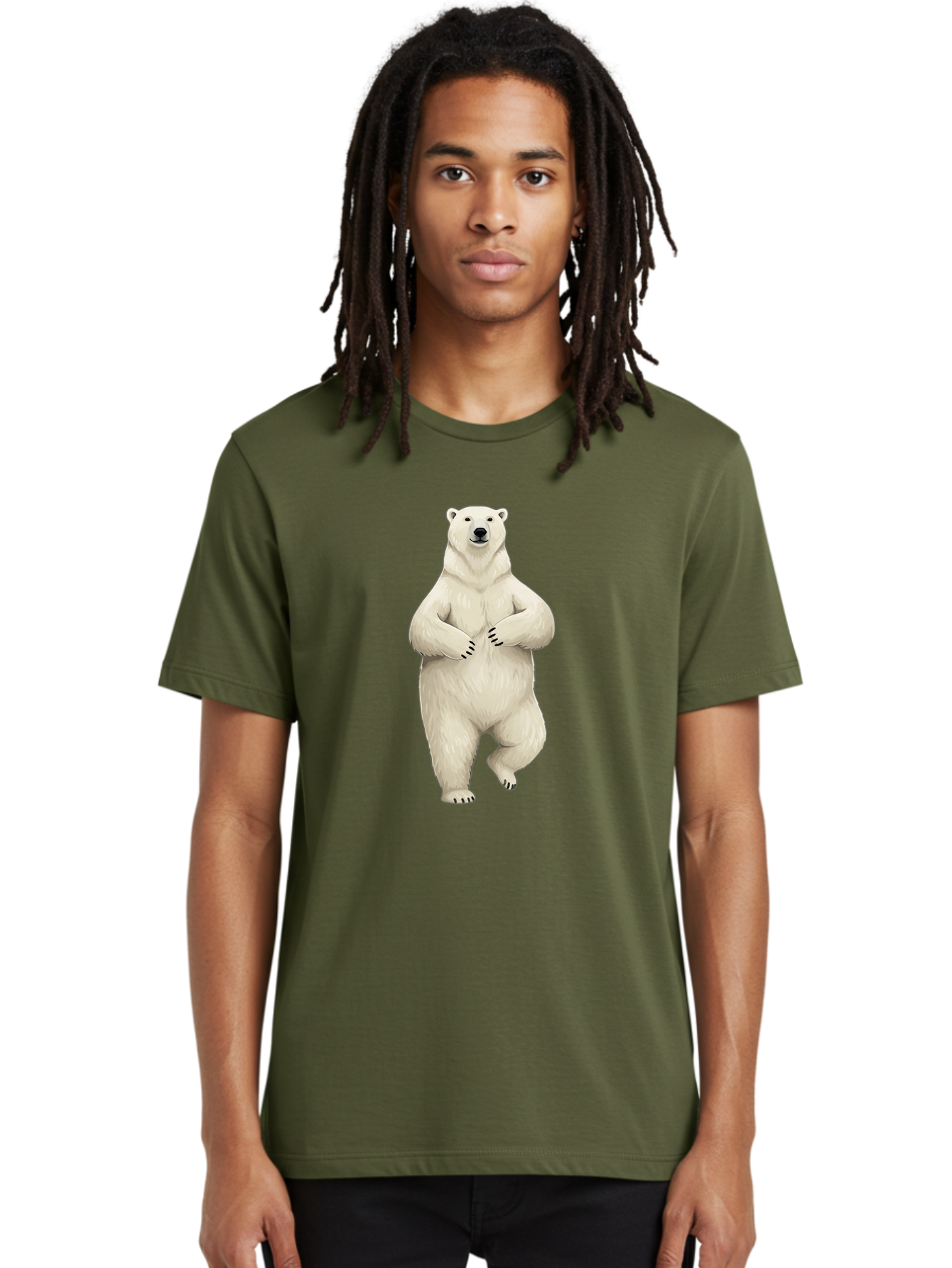 Polar-Bear-10 Men'S Graphic Tee, 100% Cotton, Comfortable Casual Summer Wear, Machine Washable, Vintage Camera, Old Camera, Antique Camera, Black Camera, Classic Photography, Photography Equipment, Nostalgic Device, Film Camera, Camera Art Baf363