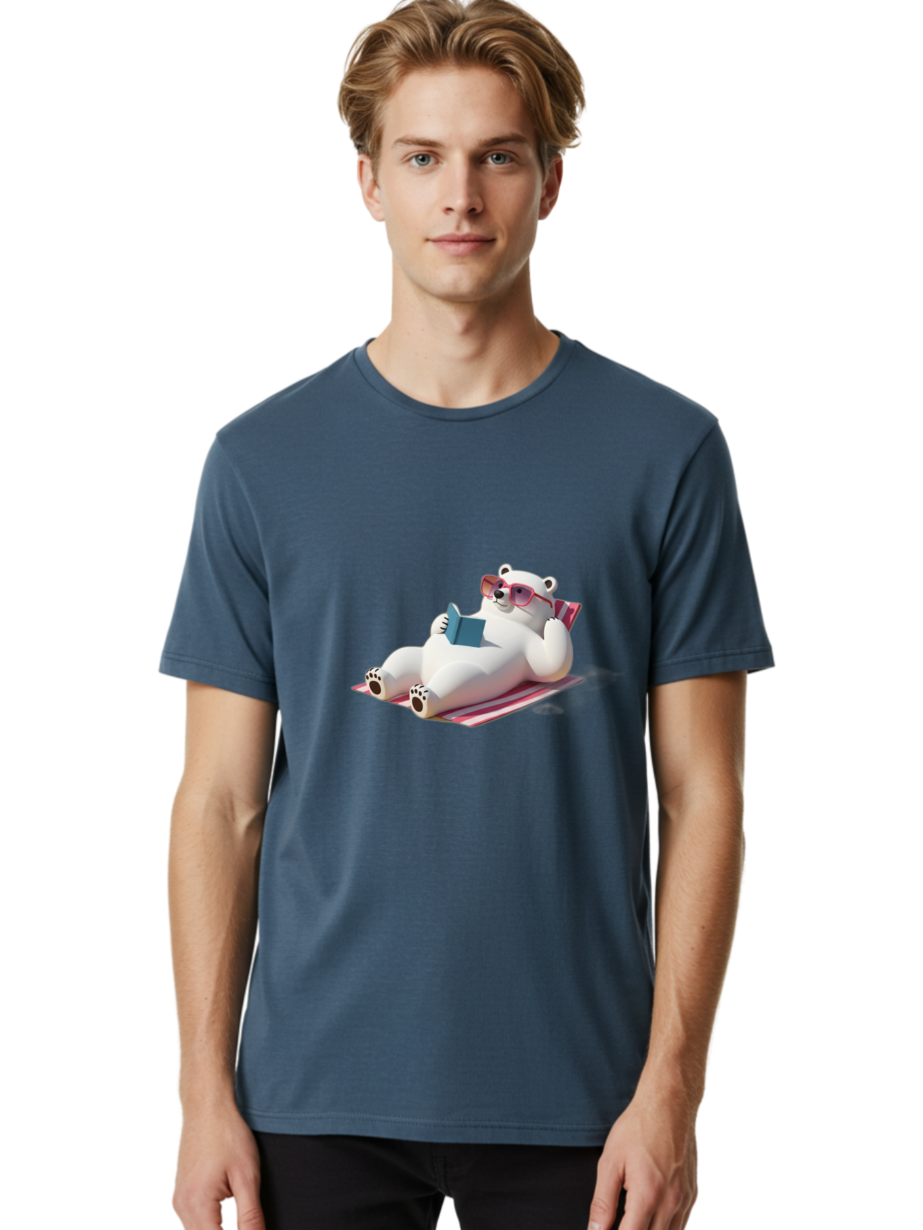 Polar-Bear-11 Men'S Graphic Tee, 100% Cotton, Comfortable Casual Summer Wear, Machine Washable, Vintage Camera, Old Camera, Antique Camera, Black Camera, Classic Photography, Photography Equipment, Nostalgic Device, Film Camera, Camera Art Baf364