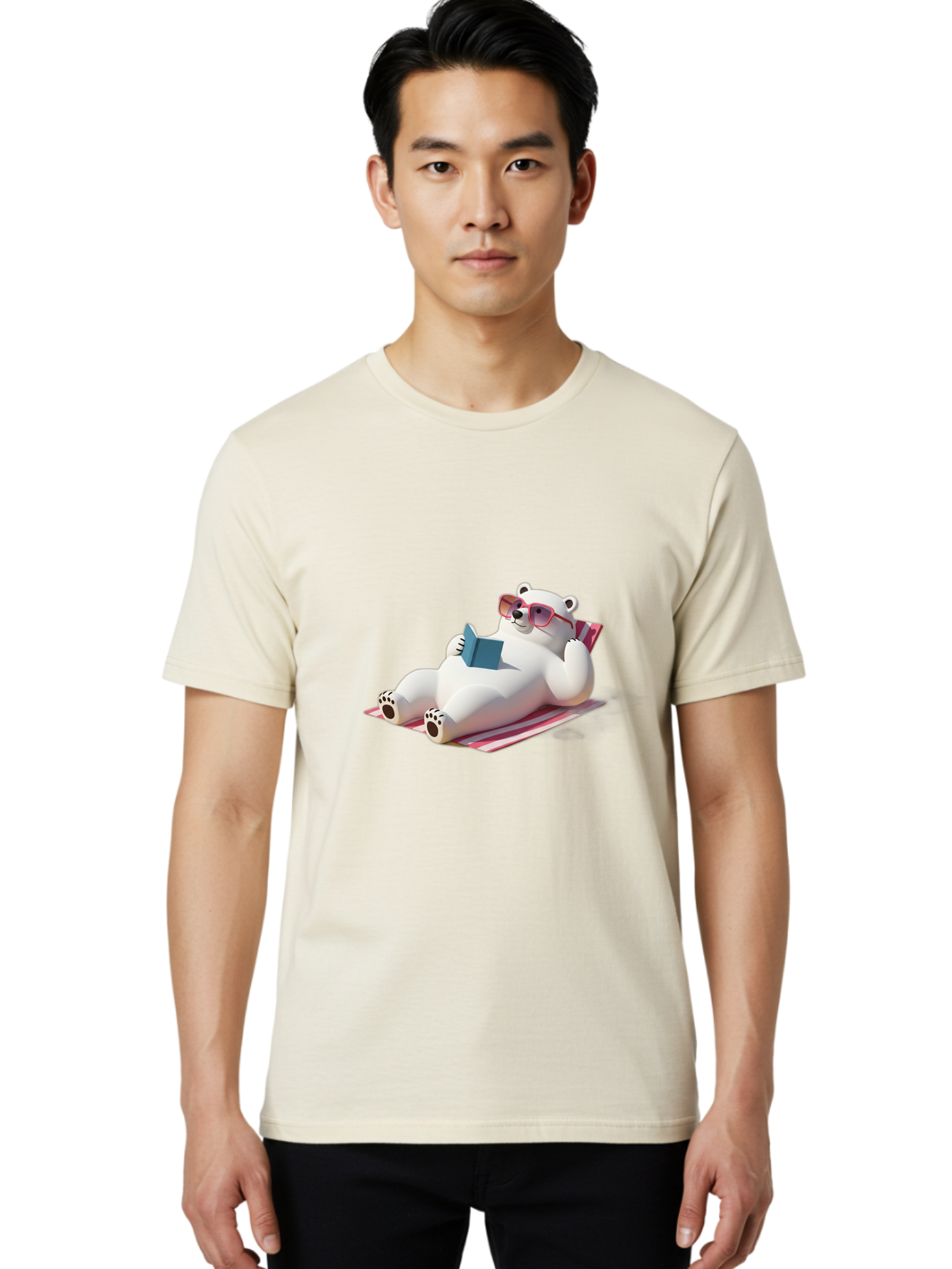 Polar-Bear-11 Men'S Graphic Tee, 100% Cotton, Comfortable Casual Summer Wear, Machine Washable, Vintage Camera, Old Camera, Antique Camera, Black Camera, Classic Photography, Photography Equipment, Nostalgic Device, Film Camera, Camera Art Baf364