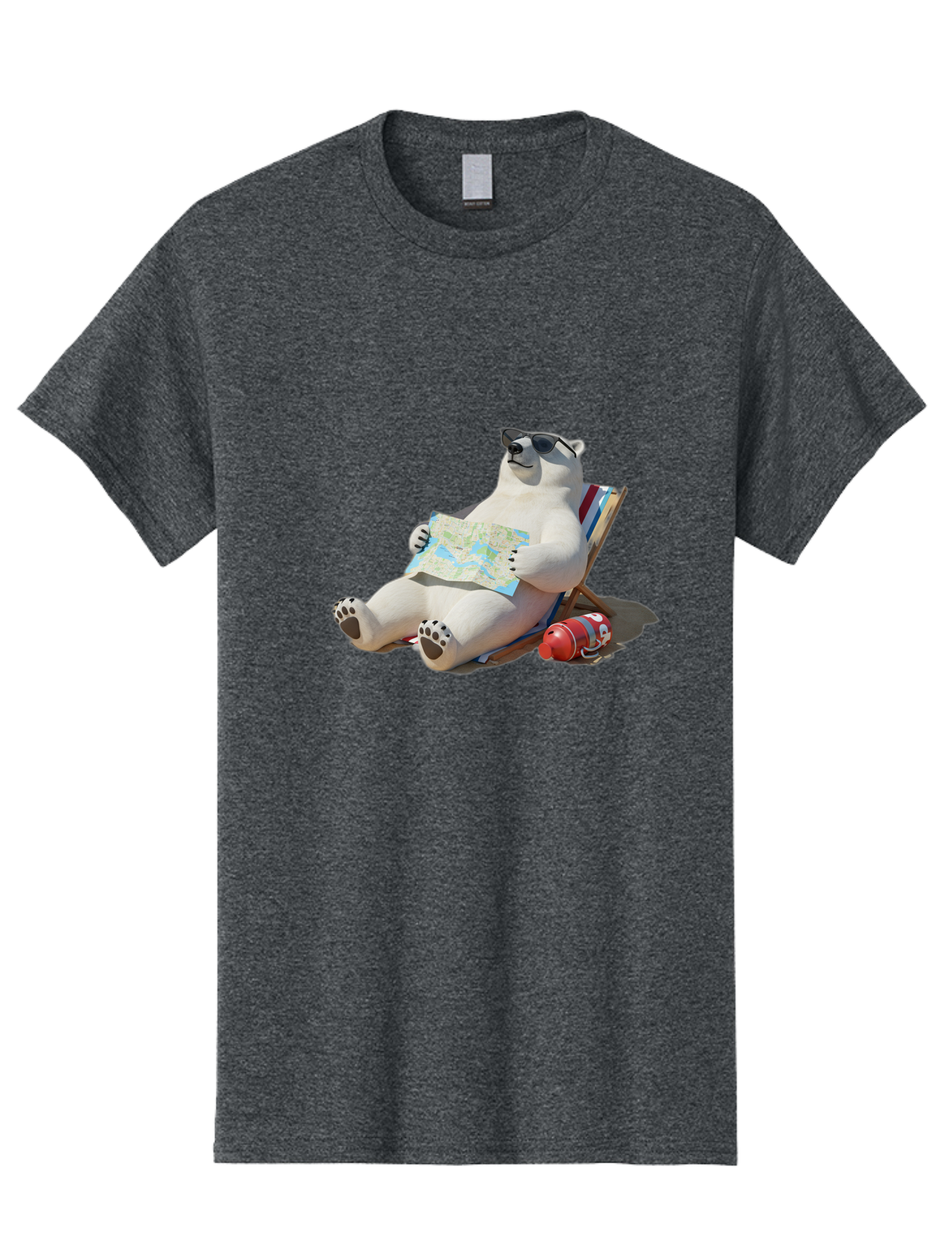Polar-Bear-13 Men'S Graphic Tee, 100% Cotton, Comfortable Casual Summer Wear, Machine Washable, Vintage Camera, Old Camera, Antique Camera, Black Camera, Classic Photography, Photography Equipment, Nostalgic Device, Film Camera, Camera Art Baf366