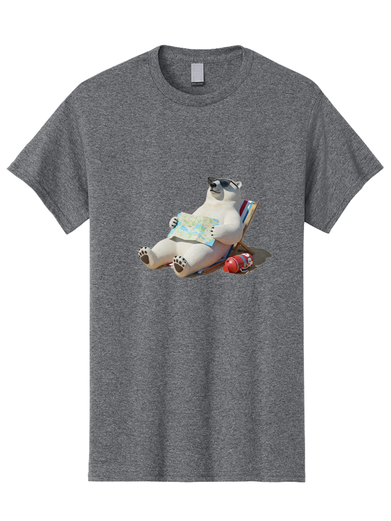 Polar-Bear-13 Men'S Graphic Tee, 100% Cotton, Comfortable Casual Summer Wear, Machine Washable, Vintage Camera, Old Camera, Antique Camera, Black Camera, Classic Photography, Photography Equipment, Nostalgic Device, Film Camera, Camera Art Baf366