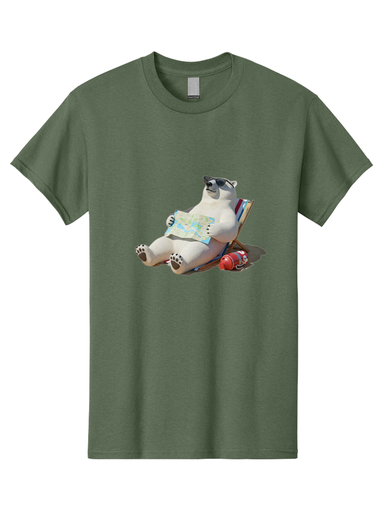 Polar-Bear-13 Men'S Graphic Tee, 100% Cotton, Comfortable Casual Summer Wear, Machine Washable, Vintage Camera, Old Camera, Antique Camera, Black Camera, Classic Photography, Photography Equipment, Nostalgic Device, Film Camera, Camera Art Baf366