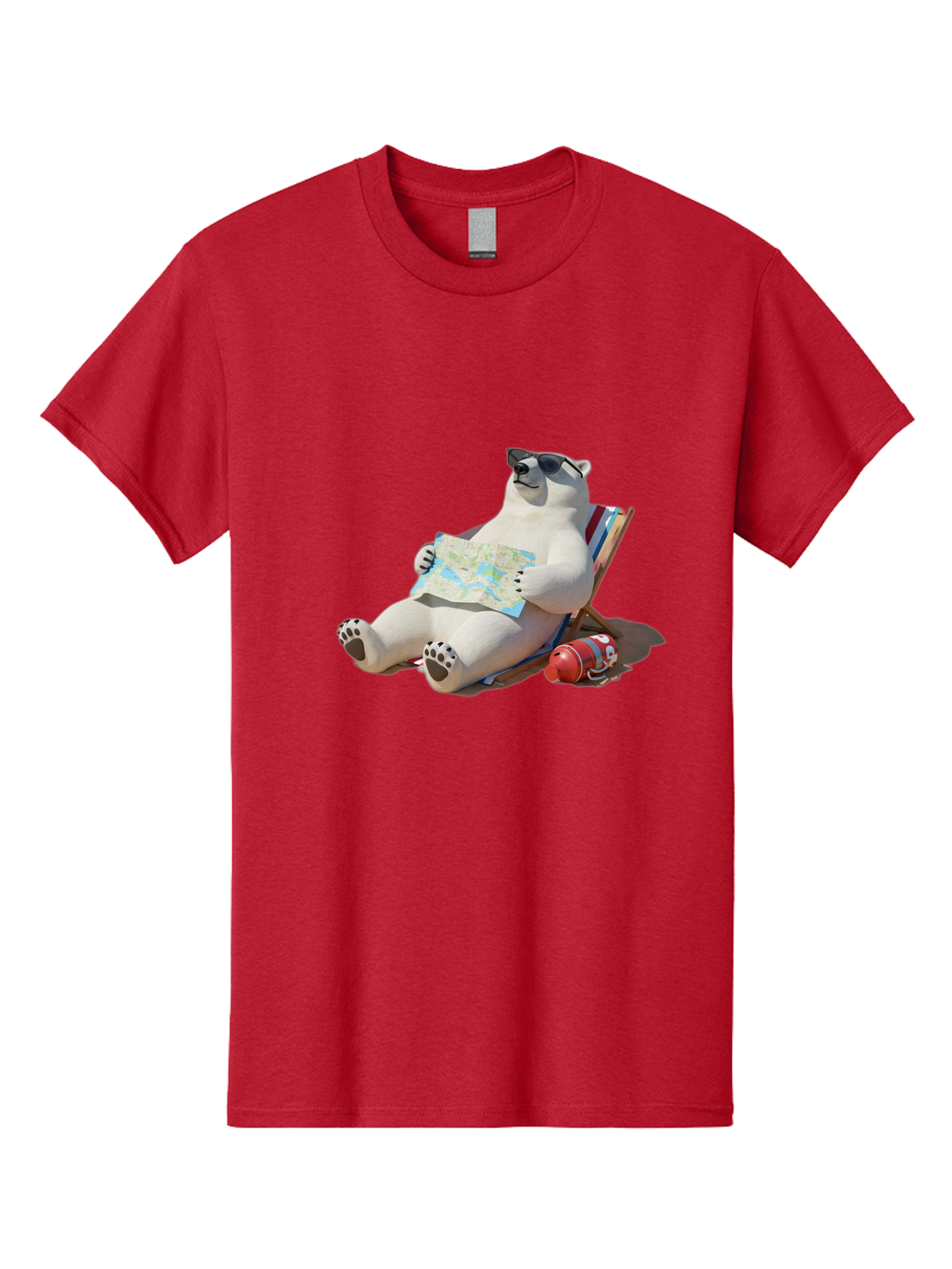 Polar-Bear-13 Men'S Graphic Tee, 100% Cotton, Comfortable Casual Summer Wear, Machine Washable, Vintage Camera, Old Camera, Antique Camera, Black Camera, Classic Photography, Photography Equipment, Nostalgic Device, Film Camera, Camera Art Baf366