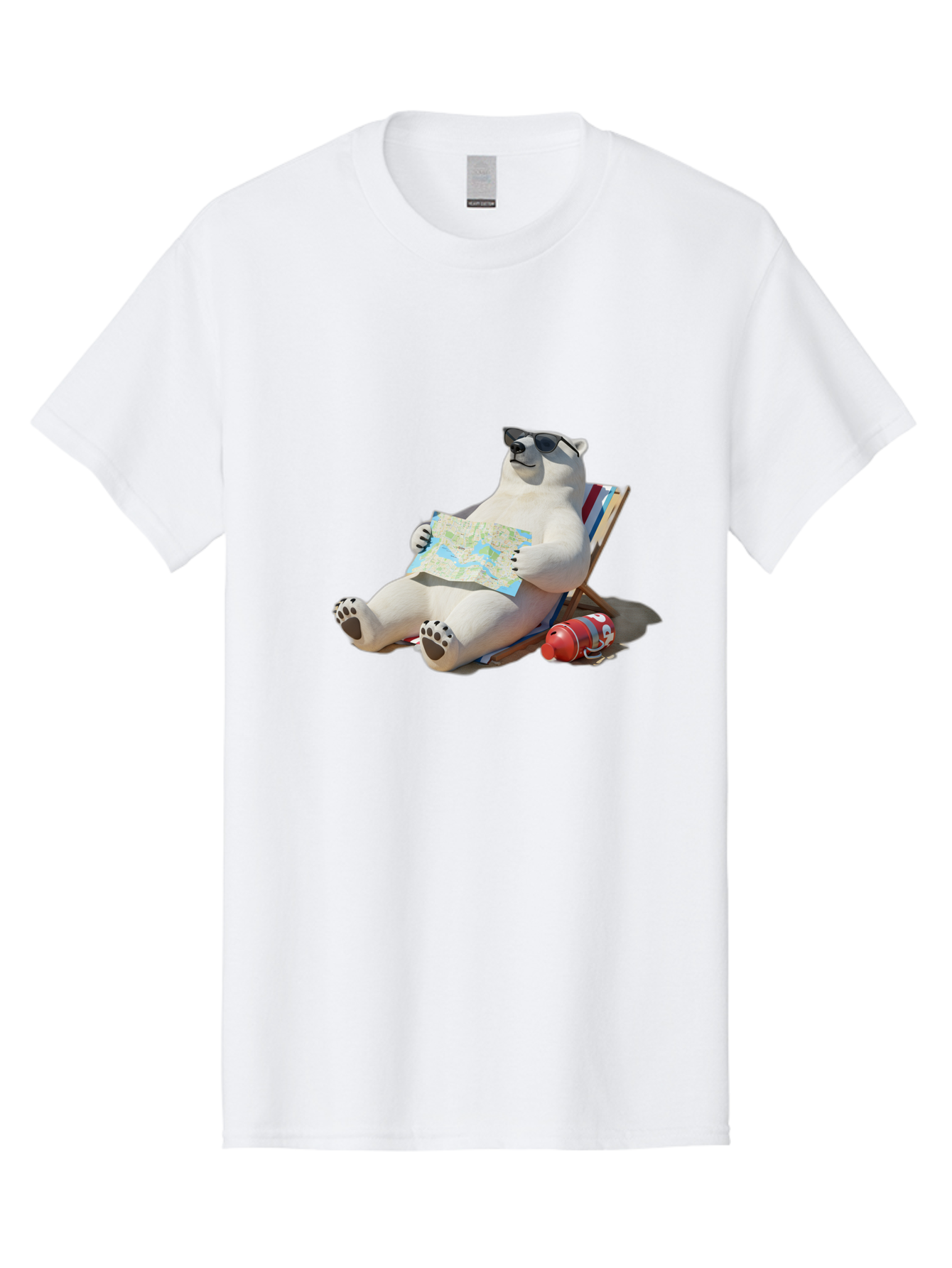 Polar-Bear-13 Men'S Graphic Tee, 100% Cotton, Comfortable Casual Summer Wear, Machine Washable, Vintage Camera, Old Camera, Antique Camera, Black Camera, Classic Photography, Photography Equipment, Nostalgic Device, Film Camera, Camera Art Baf366