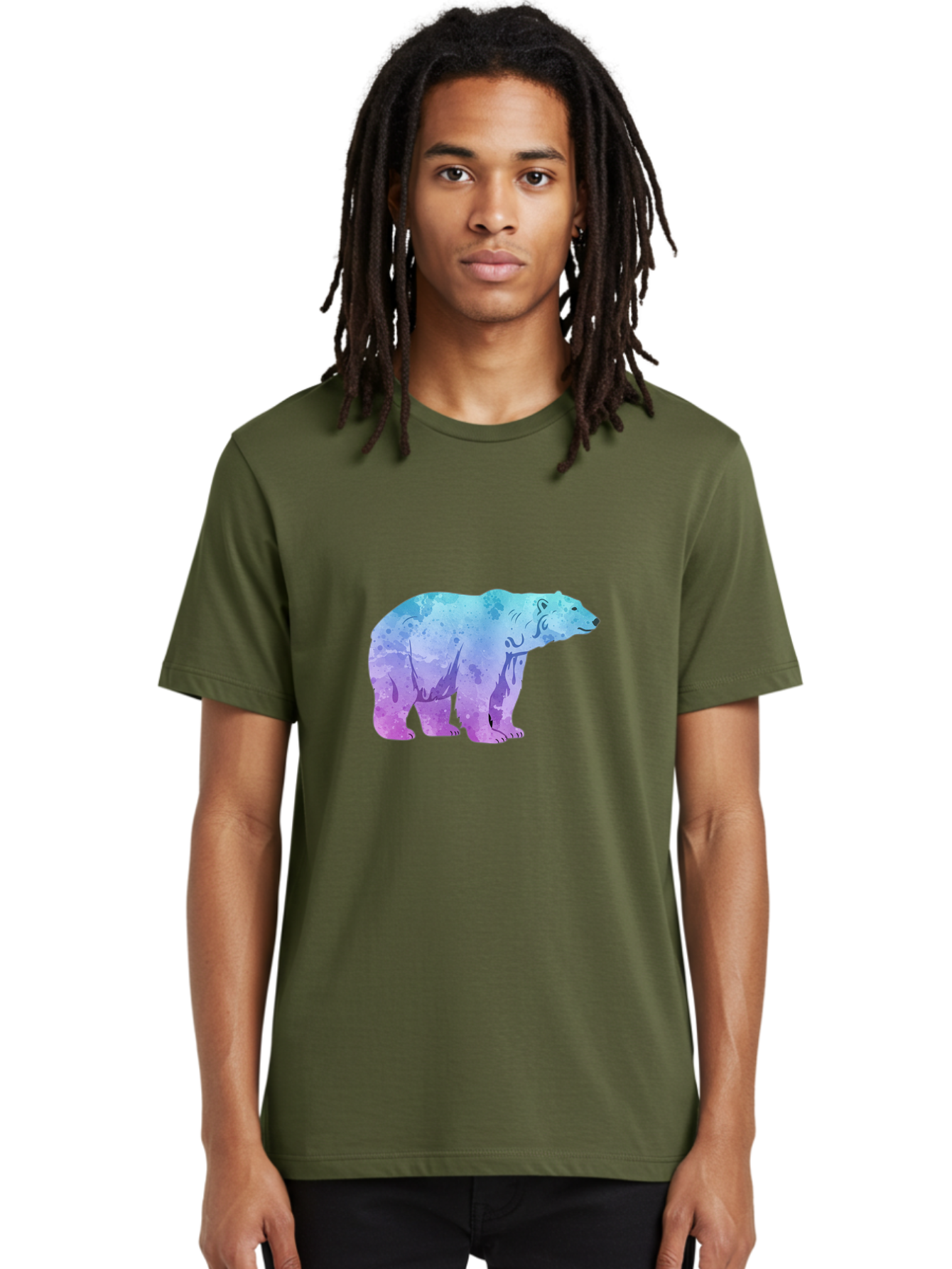 Polar-Bear-14 Men'S Graphic Tee, 100% Cotton, Comfortable Casual Summer Wear, Machine Washable, Vintage Camera, Old Camera, Antique Camera, Black Camera, Classic Photography, Photography Equipment, Nostalgic Device, Film Camera, Camera Art Baf367