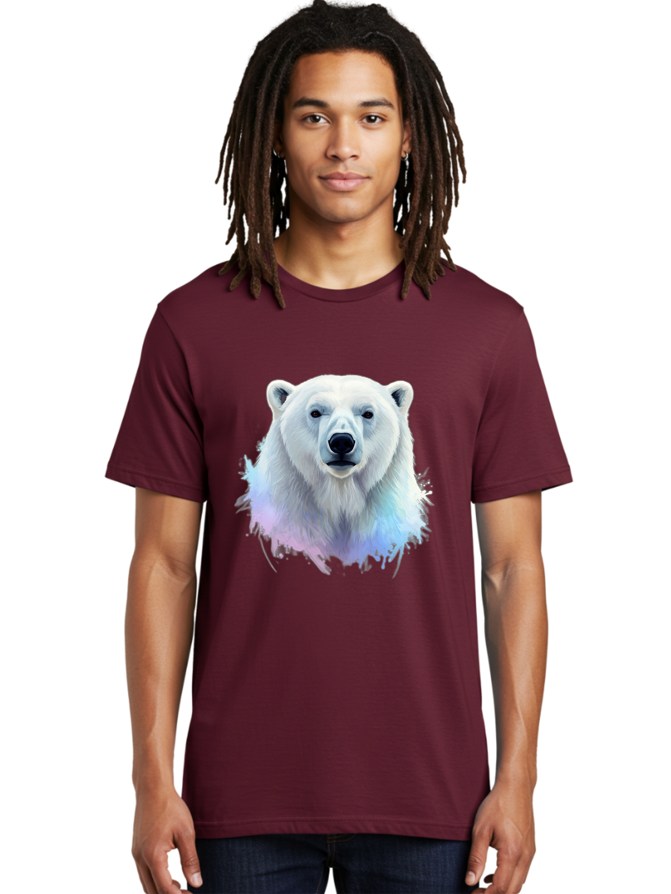 Polar-Bear-15 Men'S Graphic Tee, 100% Cotton, Comfortable Casual Summer Wear, Machine Washable, Vintage Camera, Old Camera, Antique Camera, Black Camera, Classic Photography, Photography Equipment, Nostalgic Device, Film Camera, Camera Art Baf368