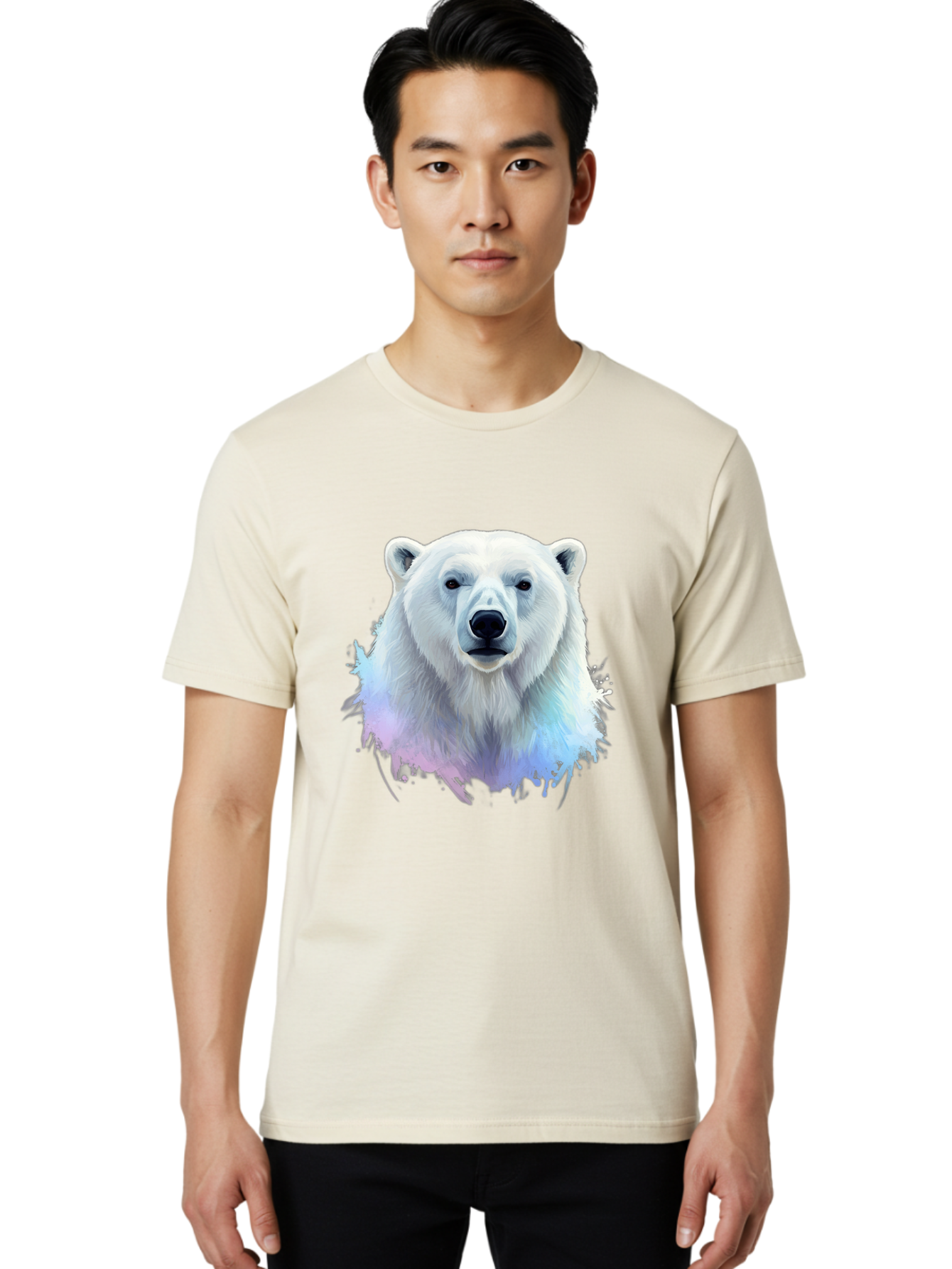 Polar-Bear-15 Men'S Graphic Tee, 100% Cotton, Comfortable Casual Summer Wear, Machine Washable, Vintage Camera, Old Camera, Antique Camera, Black Camera, Classic Photography, Photography Equipment, Nostalgic Device, Film Camera, Camera Art Baf368