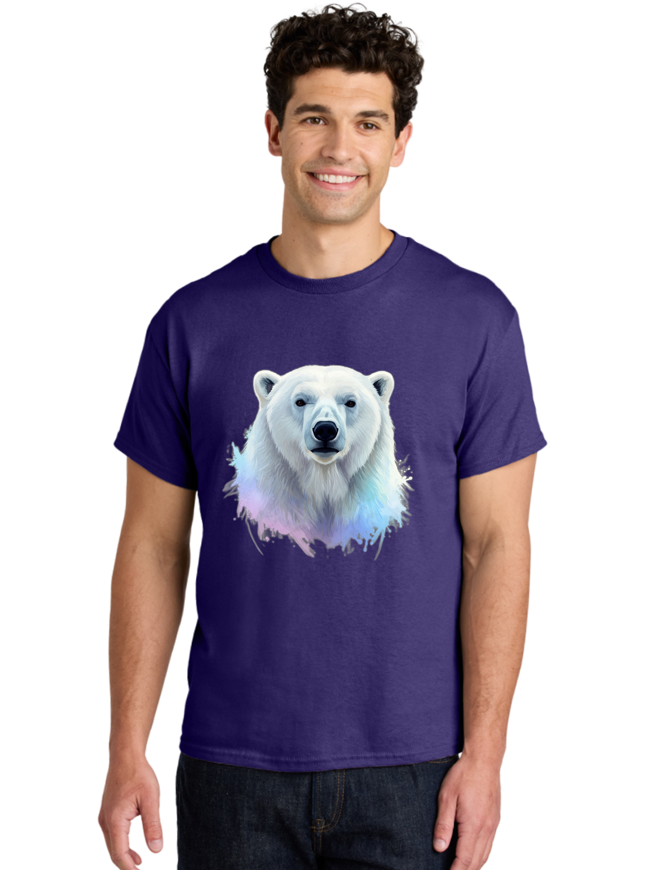 Polar-Bear-15 Men'S Graphic Tee, 100% Cotton, Comfortable Casual Summer Wear, Machine Washable, Vintage Camera, Old Camera, Antique Camera, Black Camera, Classic Photography, Photography Equipment, Nostalgic Device, Film Camera, Camera Art Baf368