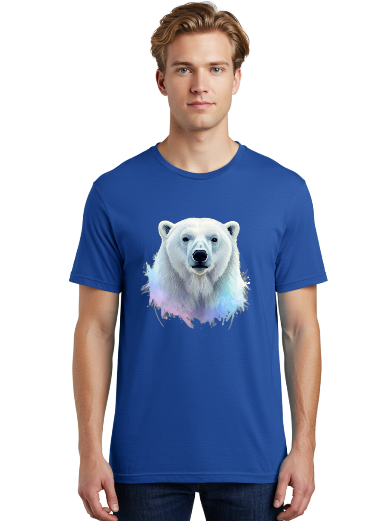 Polar-Bear-15 Men'S Graphic Tee, 100% Cotton, Comfortable Casual Summer Wear, Machine Washable, Vintage Camera, Old Camera, Antique Camera, Black Camera, Classic Photography, Photography Equipment, Nostalgic Device, Film Camera, Camera Art Baf368