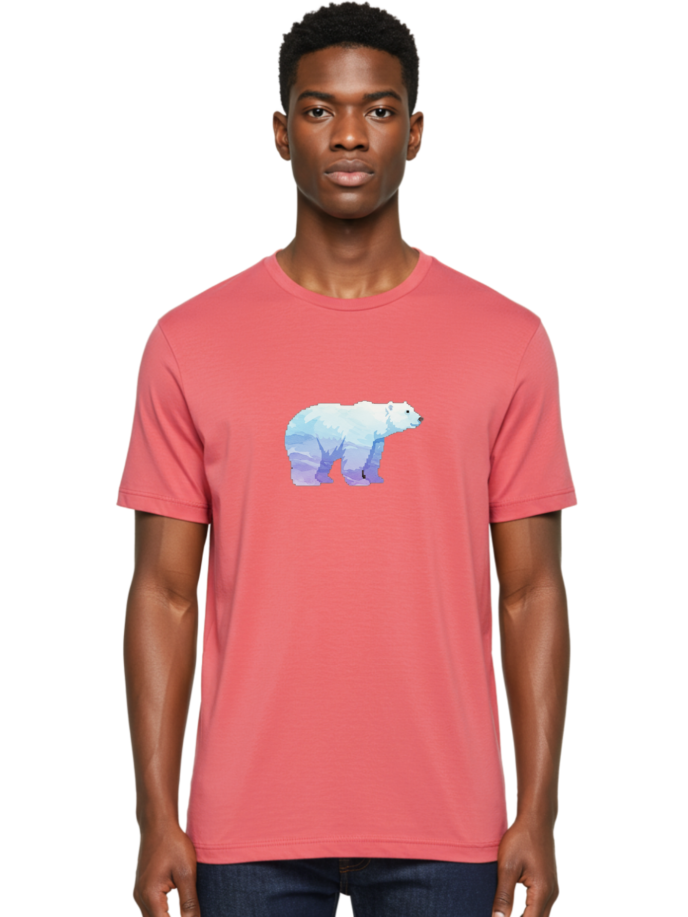 Polar-Bear-16 Men'S Graphic Tee, 100% Cotton, Comfortable Casual Summer Wear, Machine Washable, Vintage Camera, Old Camera, Antique Camera, Black Camera, Classic Photography, Photography Equipment, Nostalgic Device, Film Camera, Camera Art Baf369