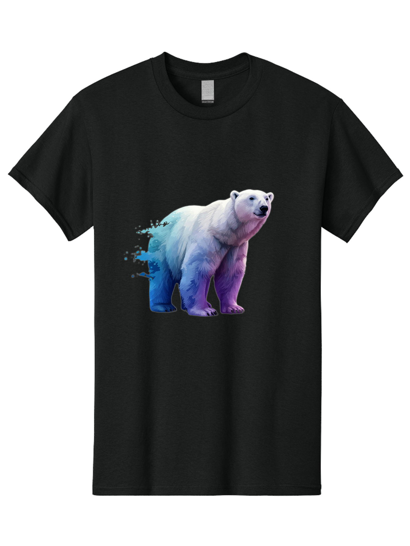 Polar-Bear-17 Men'S Graphic Tee, 100% Cotton, Comfortable Casual Summer Wear, Machine Washable, Vintage Camera, Old Camera, Antique Camera, Black Camera, Classic Photography, Photography Equipment, Nostalgic Device, Film Camera, Camera Art Baf370