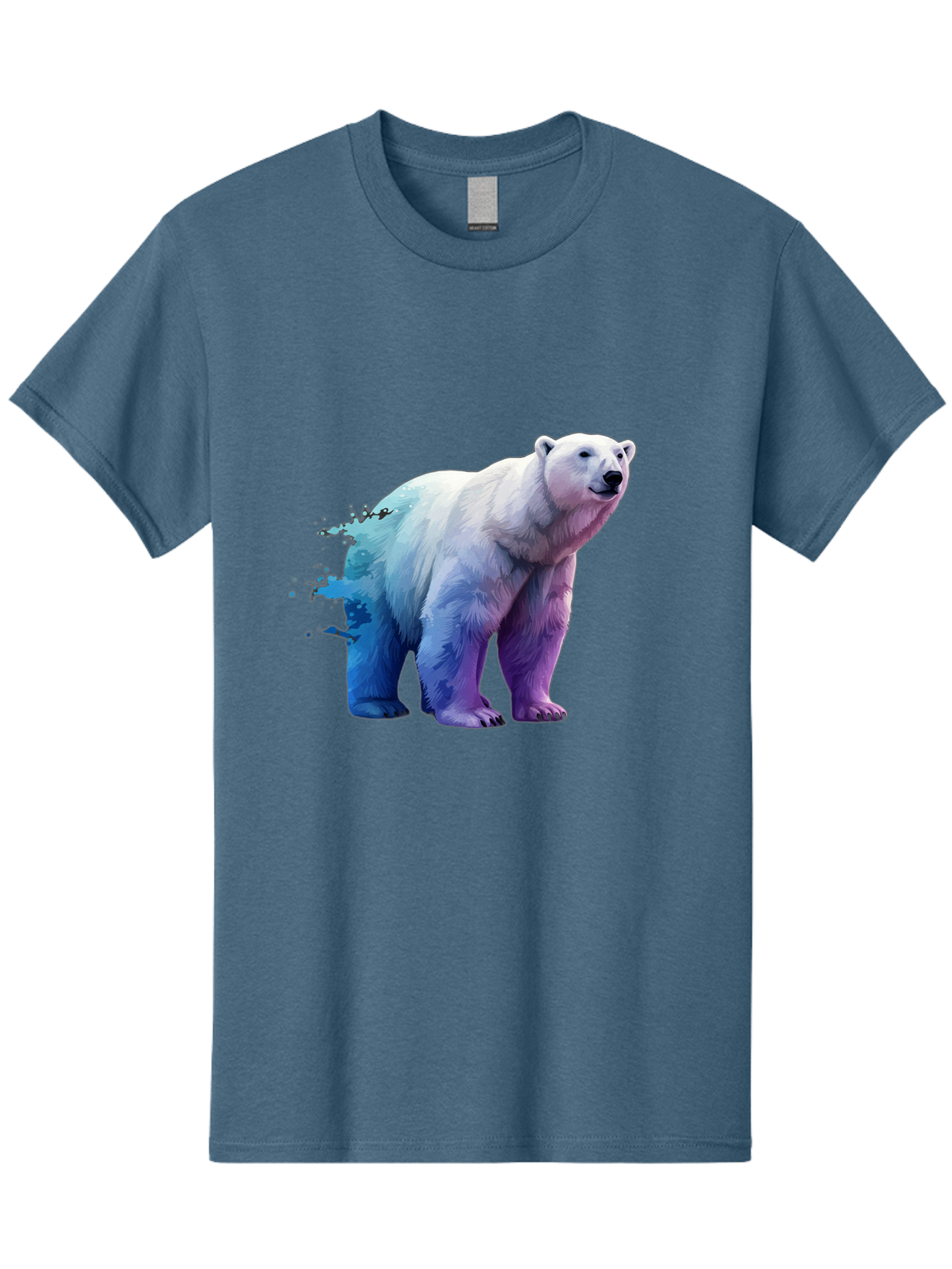 Polar-Bear-17 Men'S Graphic Tee, 100% Cotton, Comfortable Casual Summer Wear, Machine Washable, Vintage Camera, Old Camera, Antique Camera, Black Camera, Classic Photography, Photography Equipment, Nostalgic Device, Film Camera, Camera Art Baf370