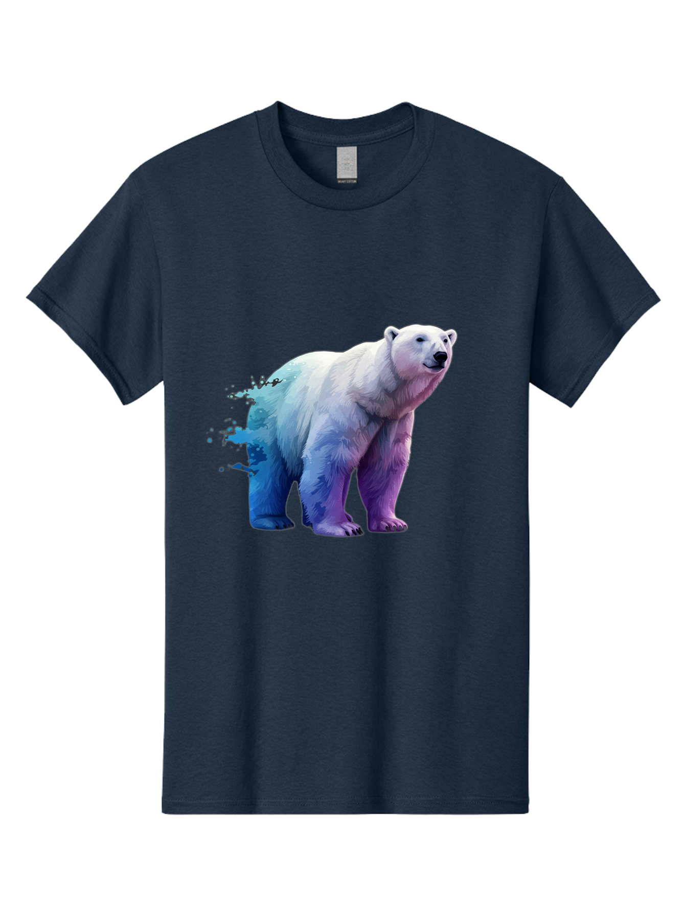 Polar-Bear-17 Men'S Graphic Tee, 100% Cotton, Comfortable Casual Summer Wear, Machine Washable, Vintage Camera, Old Camera, Antique Camera, Black Camera, Classic Photography, Photography Equipment, Nostalgic Device, Film Camera, Camera Art Baf370