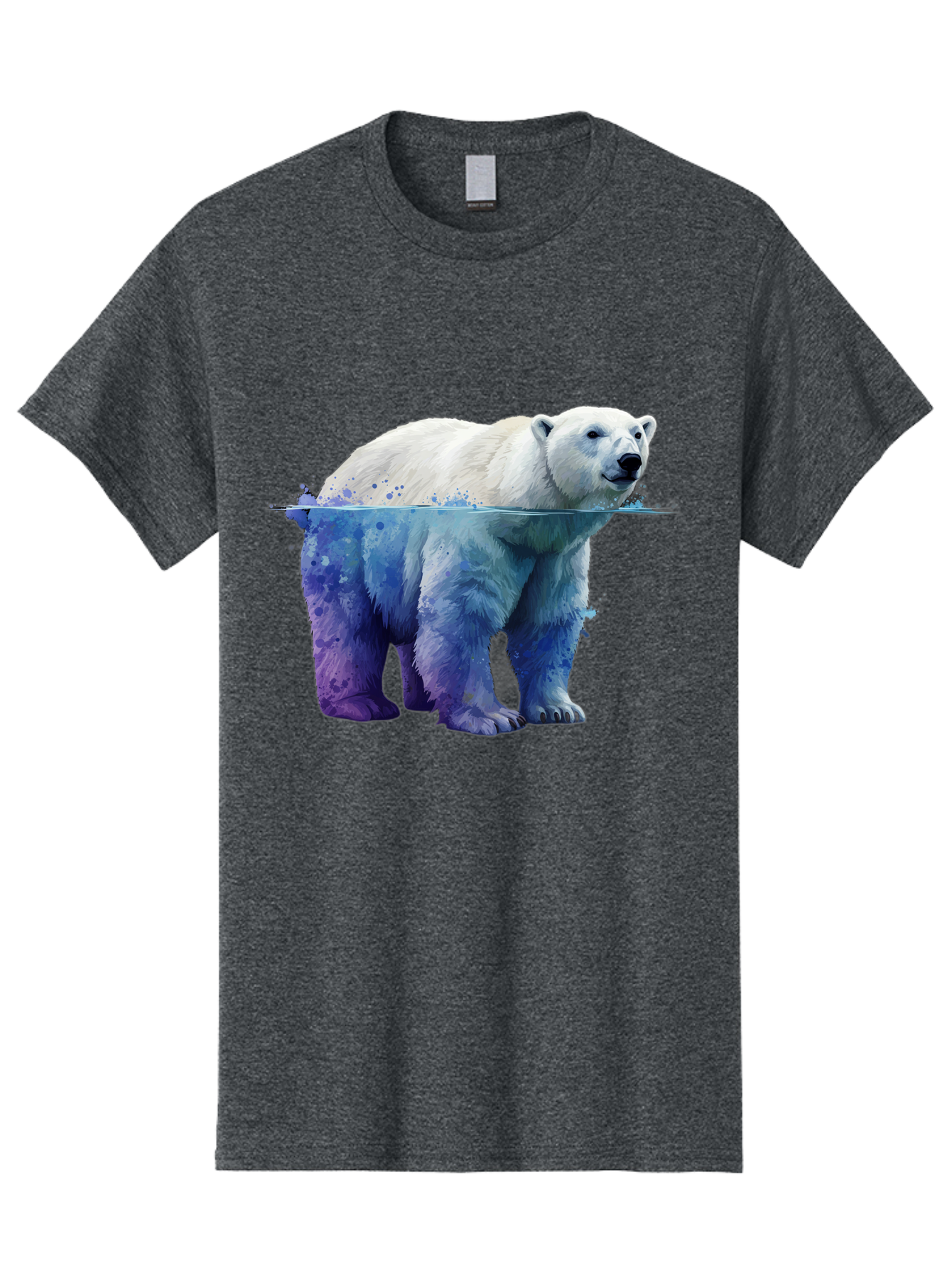 Polar-Bear-18 Men'S Graphic Tee, 100% Cotton, Comfortable Casual Summer Wear, Machine Washable, Vintage Camera, Old Camera, Antique Camera, Black Camera, Classic Photography, Photography Equipment, Nostalgic Device, Film Camera, Camera Art Baf371