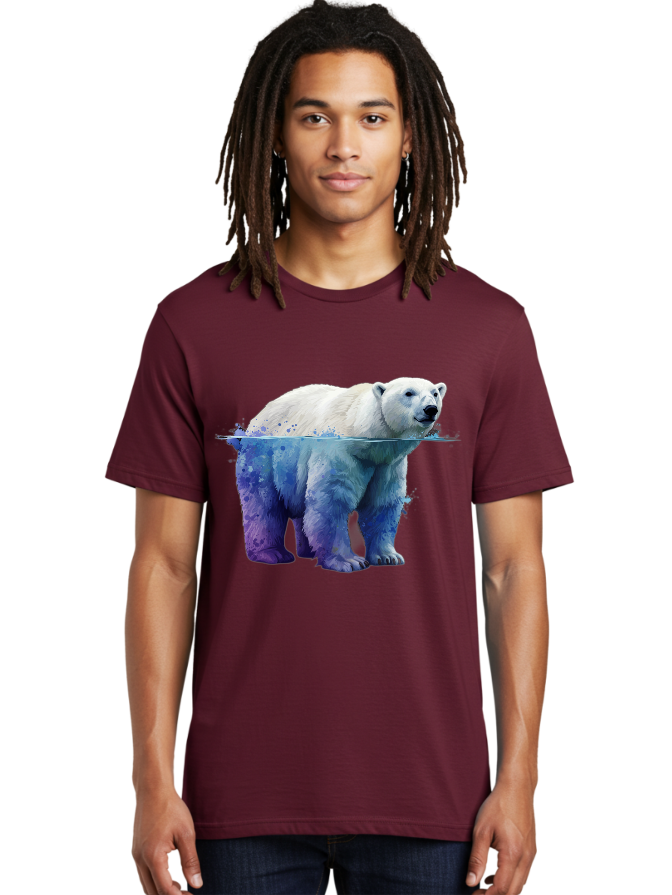 Polar-Bear-18 Men'S Graphic Tee, 100% Cotton, Comfortable Casual Summer Wear, Machine Washable, Vintage Camera, Old Camera, Antique Camera, Black Camera, Classic Photography, Photography Equipment, Nostalgic Device, Film Camera, Camera Art Baf371