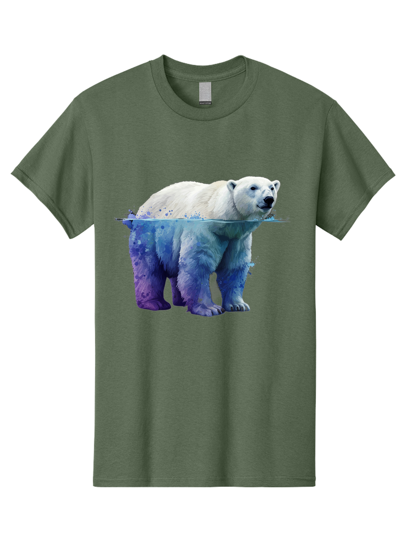 Polar-Bear-18 Men'S Graphic Tee, 100% Cotton, Comfortable Casual Summer Wear, Machine Washable, Vintage Camera, Old Camera, Antique Camera, Black Camera, Classic Photography, Photography Equipment, Nostalgic Device, Film Camera, Camera Art Baf371