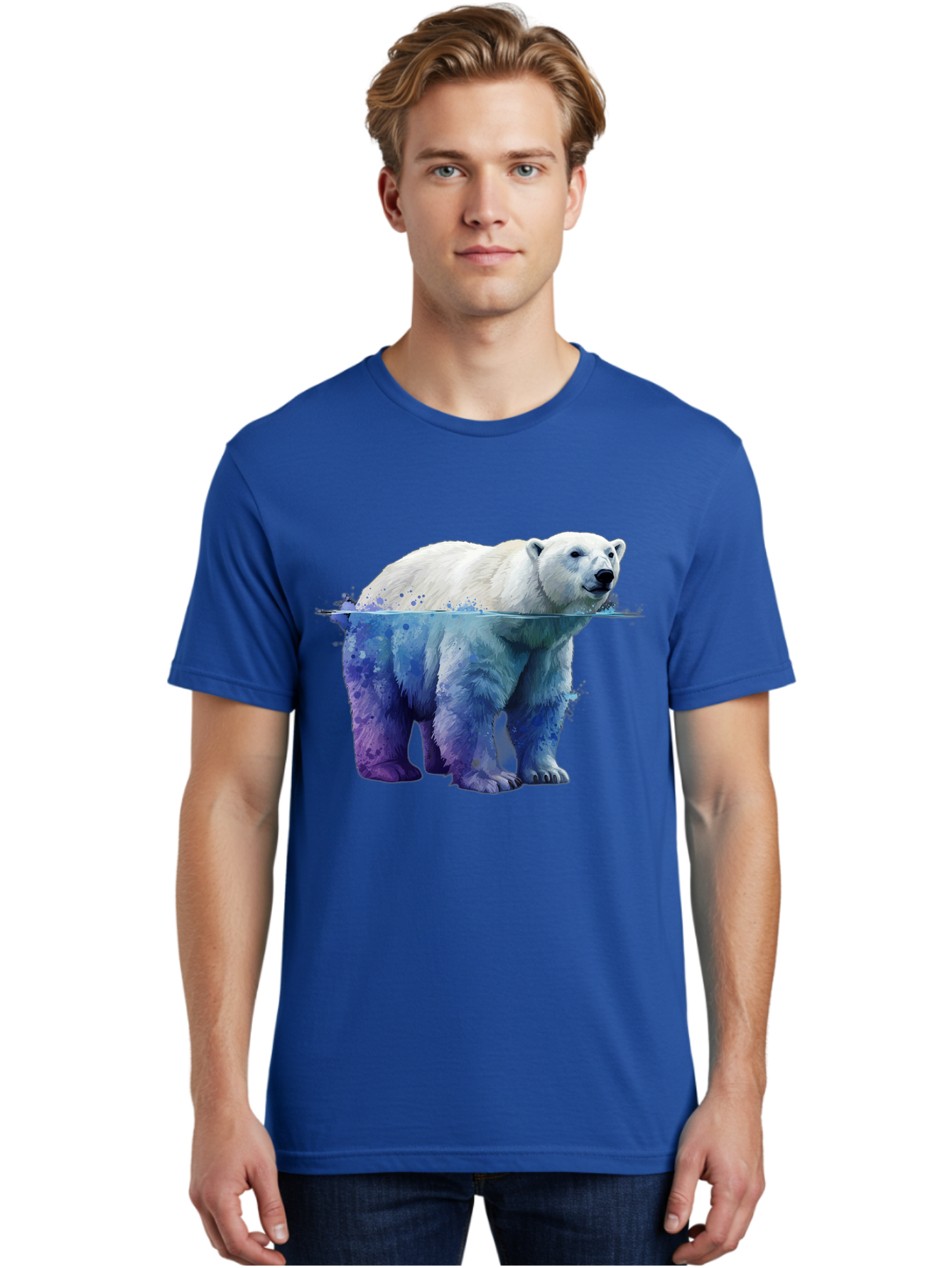 Polar-Bear-18 Men'S Graphic Tee, 100% Cotton, Comfortable Casual Summer Wear, Machine Washable, Vintage Camera, Old Camera, Antique Camera, Black Camera, Classic Photography, Photography Equipment, Nostalgic Device, Film Camera, Camera Art Baf371