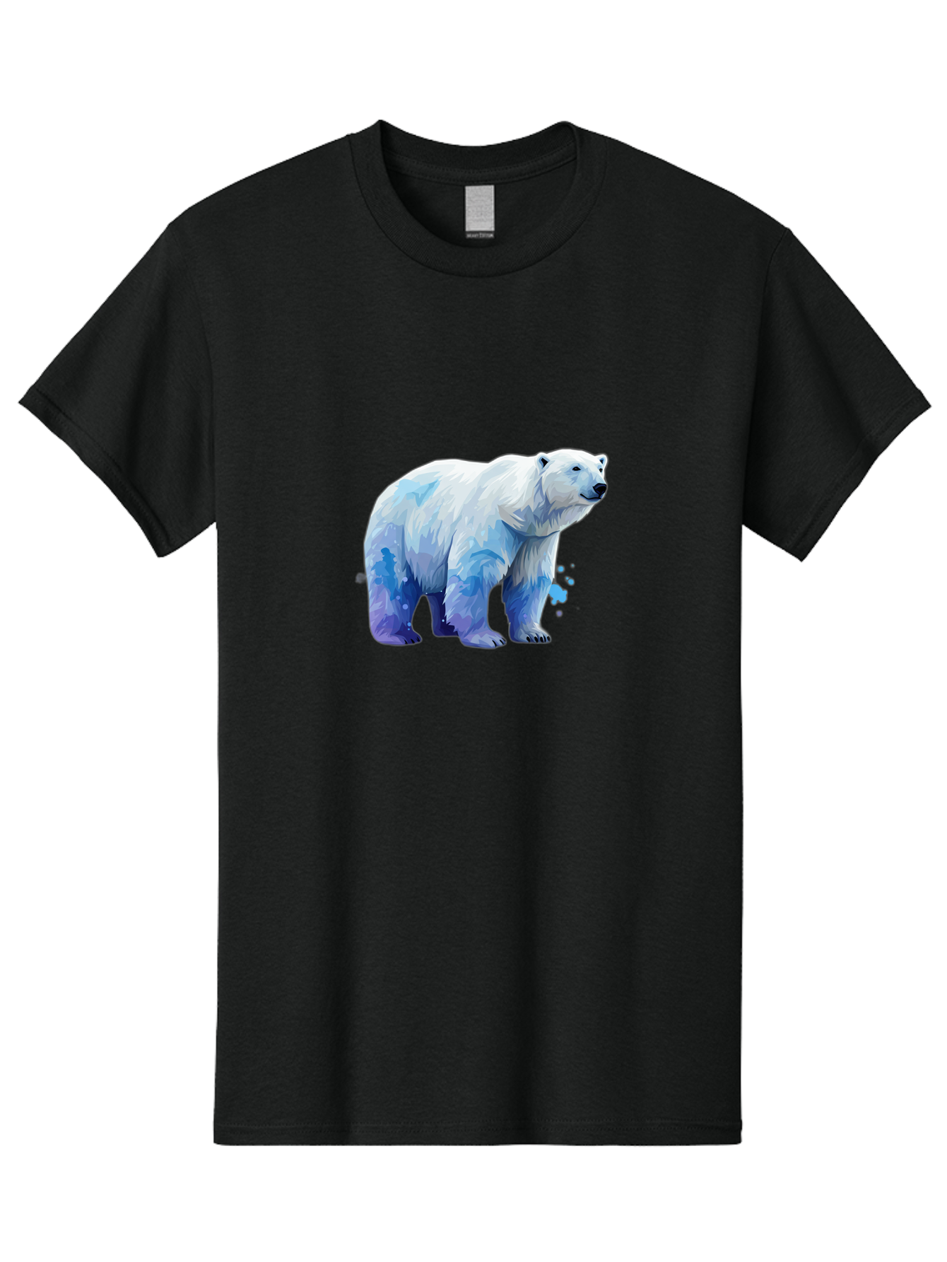 Polar-Bear-19 Men'S Graphic Tee, 100% Cotton, Comfortable Casual Summer Wear, Machine Washable, Vintage Camera, Old Camera, Antique Camera, Black Camera, Classic Photography, Photography Equipment, Nostalgic Device, Film Camera, Camera Art Baf372