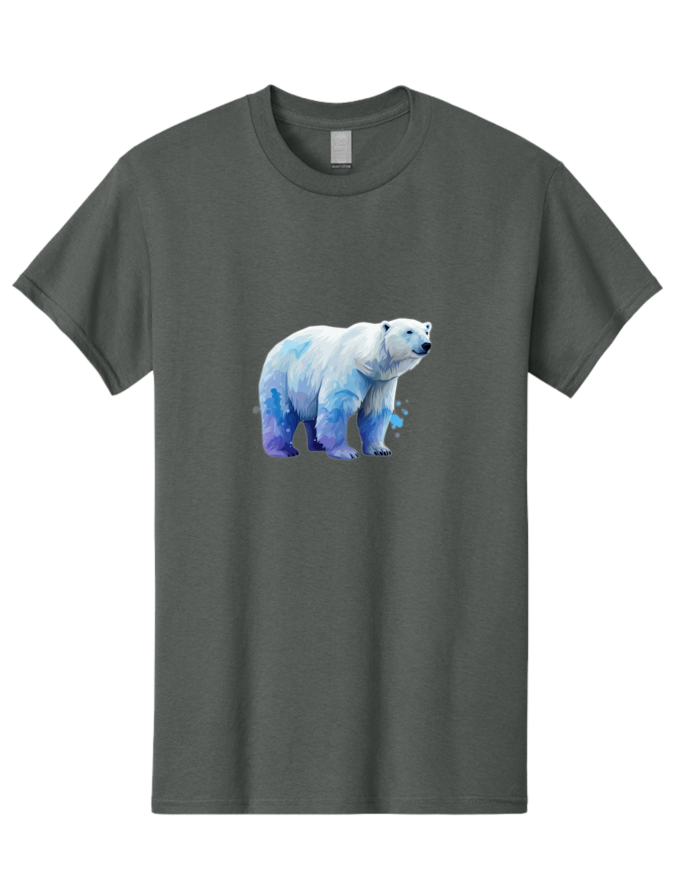 Polar-Bear-19 Men'S Graphic Tee, 100% Cotton, Comfortable Casual Summer Wear, Machine Washable, Vintage Camera, Old Camera, Antique Camera, Black Camera, Classic Photography, Photography Equipment, Nostalgic Device, Film Camera, Camera Art Baf372