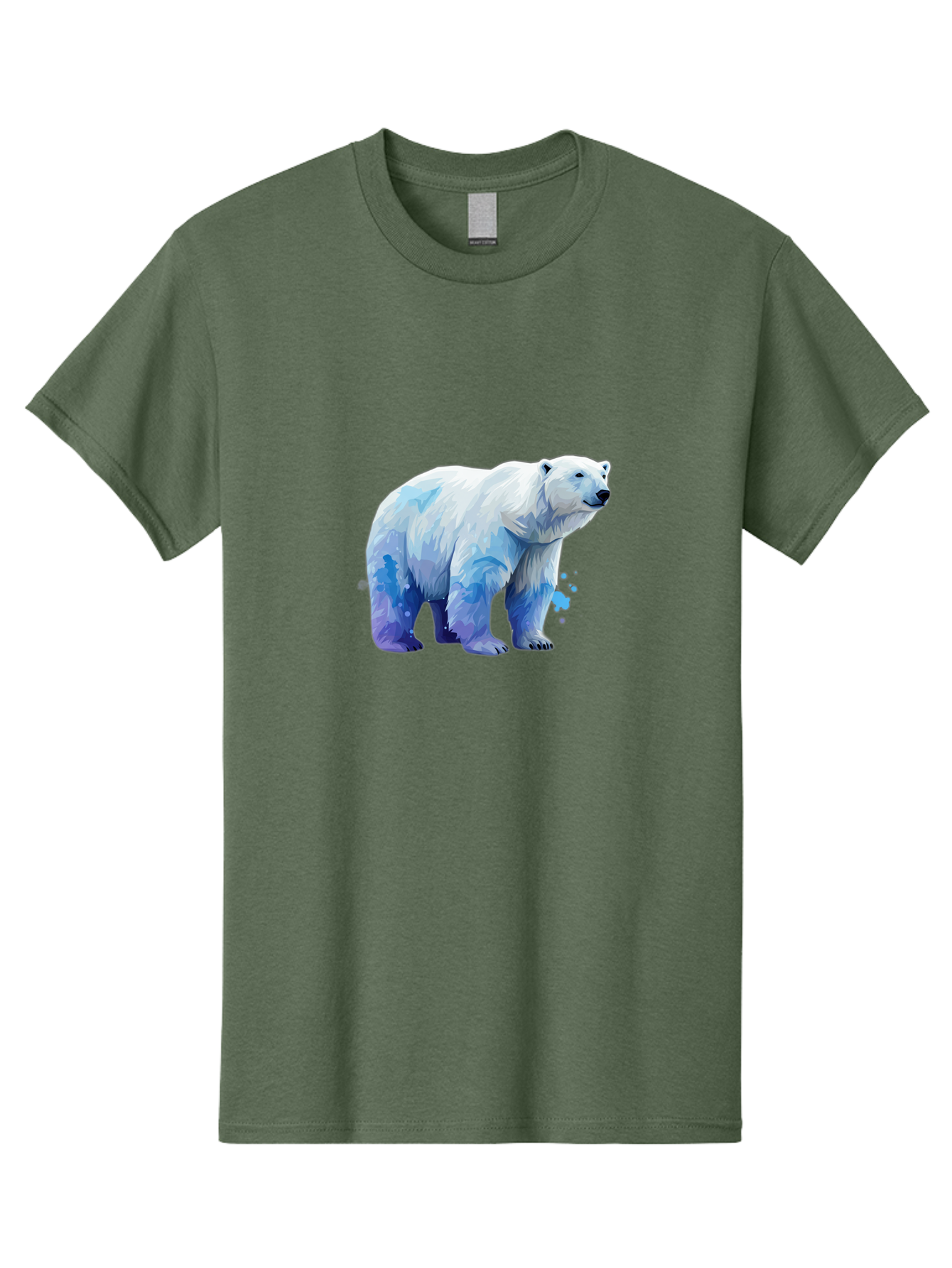 Polar-Bear-19 Men'S Graphic Tee, 100% Cotton, Comfortable Casual Summer Wear, Machine Washable, Vintage Camera, Old Camera, Antique Camera, Black Camera, Classic Photography, Photography Equipment, Nostalgic Device, Film Camera, Camera Art Baf372