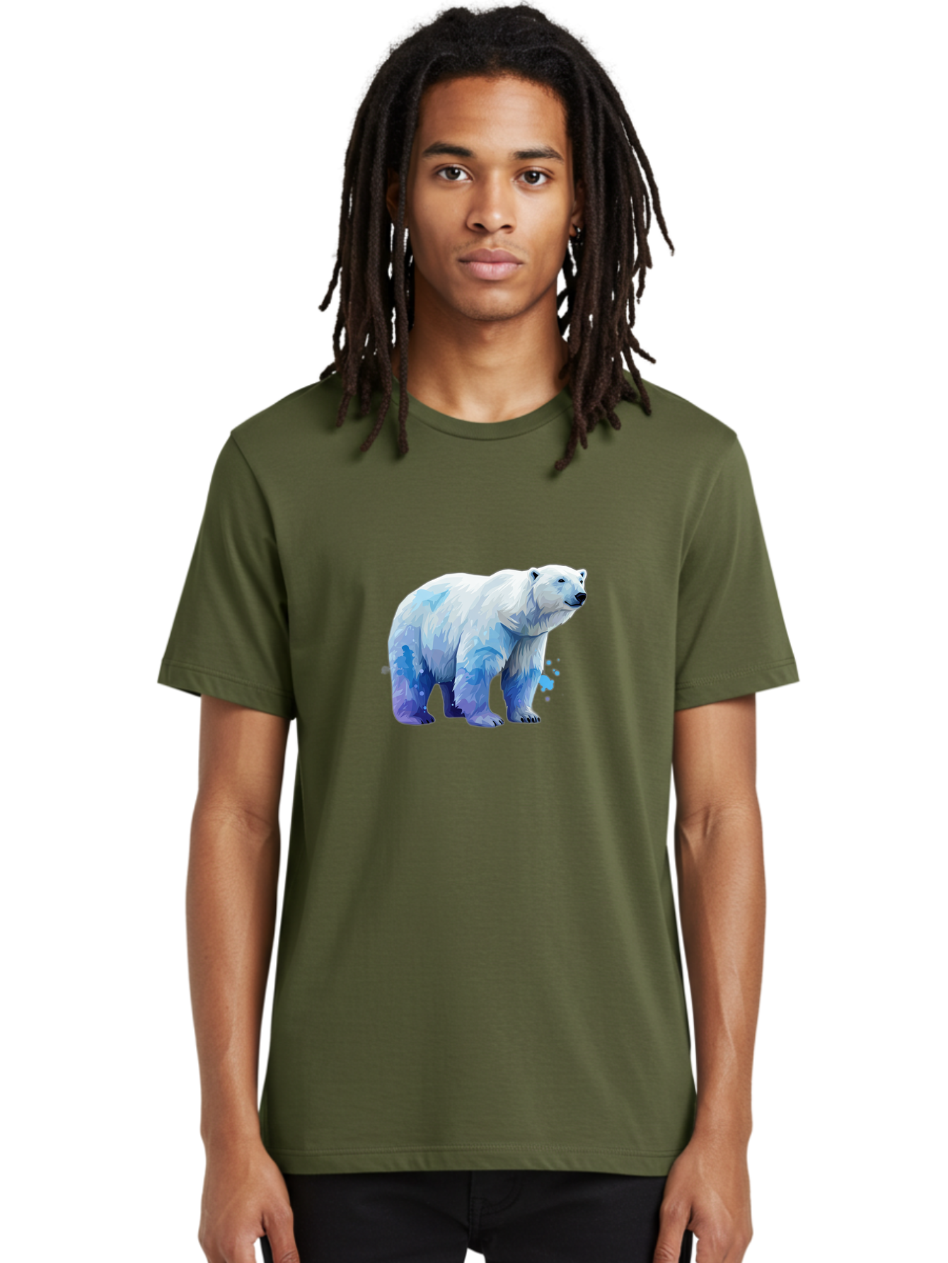 Polar-Bear-19 Men'S Graphic Tee, 100% Cotton, Comfortable Casual Summer Wear, Machine Washable, Vintage Camera, Old Camera, Antique Camera, Black Camera, Classic Photography, Photography Equipment, Nostalgic Device, Film Camera, Camera Art Baf372