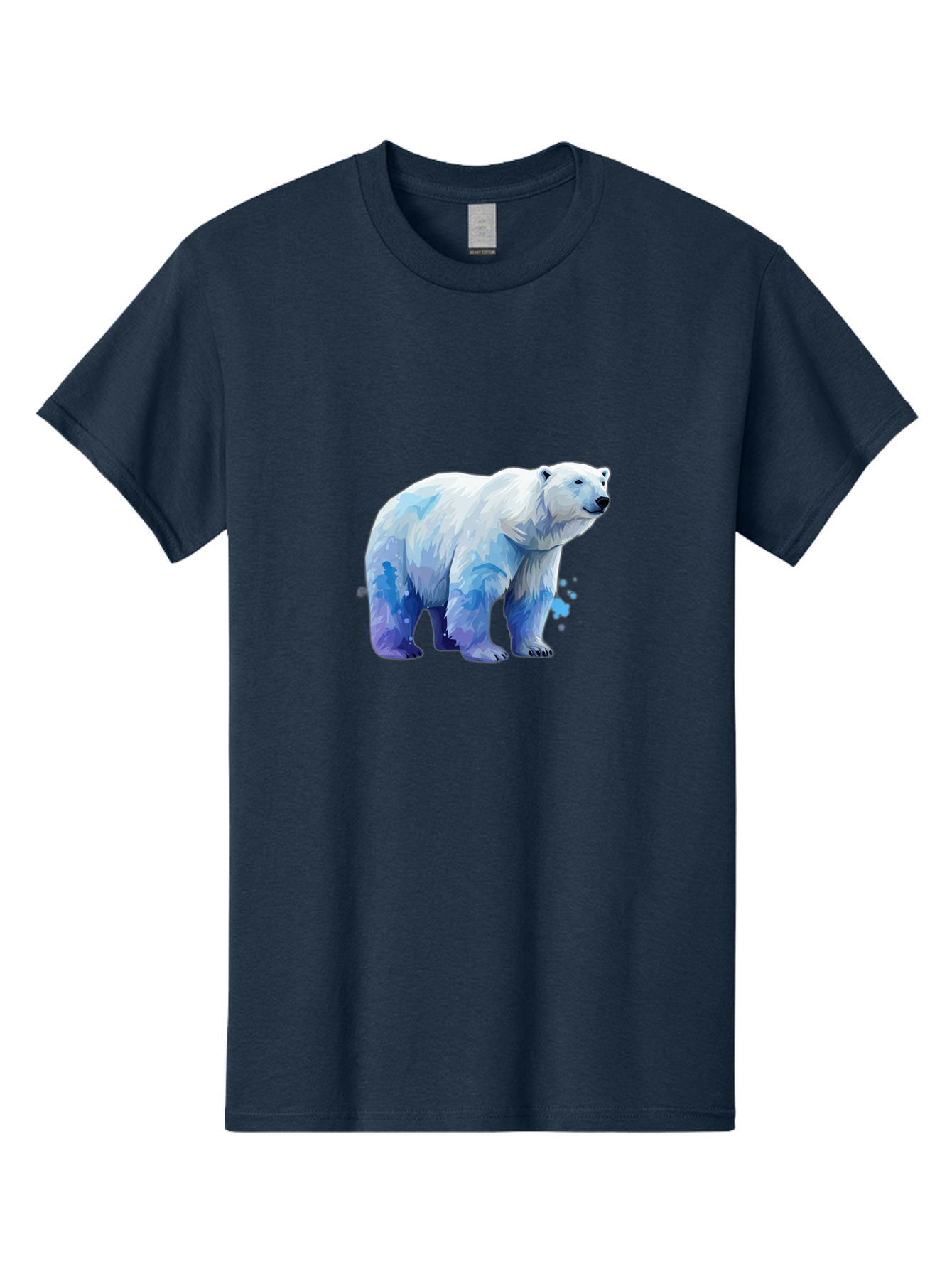 Polar-Bear-19 Men'S Graphic Tee, 100% Cotton, Comfortable Casual Summer Wear, Machine Washable, Vintage Camera, Old Camera, Antique Camera, Black Camera, Classic Photography, Photography Equipment, Nostalgic Device, Film Camera, Camera Art Baf372