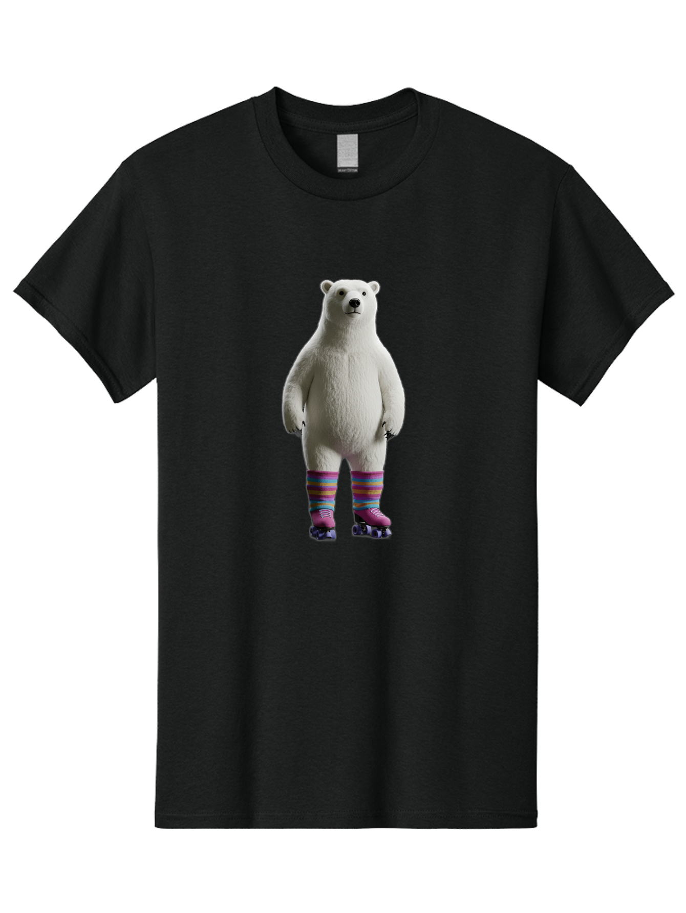 Polar-Bear-2 Men'S Graphic Tee, 100% Cotton, Comfortable Casual Summer Wear, Machine Washable, Vintage Camera, Old Camera, Antique Camera, Black Camera, Classic Photography, Photography Equipment, Nostalgic Device, Film Camera, Camera Art Baf373