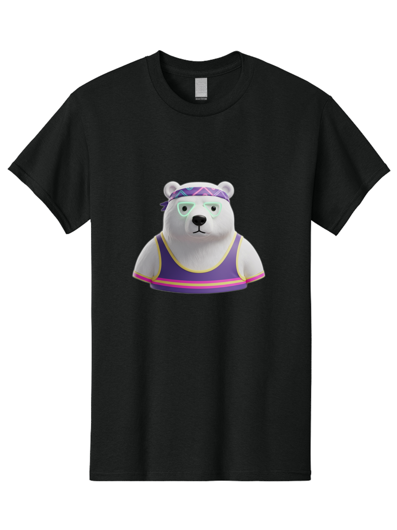 Polar-Bear-3 Men'S Graphic Tee, 100% Cotton, Comfortable Casual Summer Wear, Machine Washable, Vintage Camera, Old Camera, Antique Camera, Black Camera, Classic Photography, Photography Equipment, Nostalgic Device, Film Camera, Camera Art Baf375