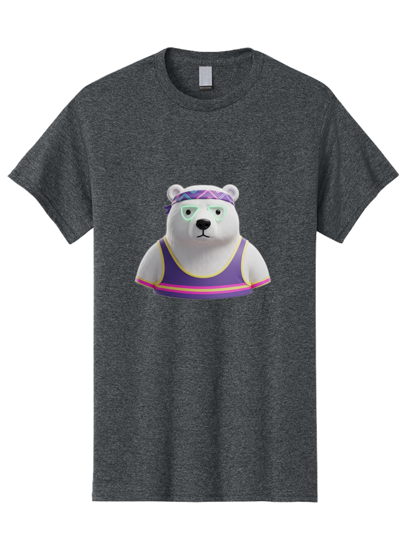 Polar-Bear-3 Men'S Graphic Tee, 100% Cotton, Comfortable Casual Summer Wear, Machine Washable, Vintage Camera, Old Camera, Antique Camera, Black Camera, Classic Photography, Photography Equipment, Nostalgic Device, Film Camera, Camera Art Baf375