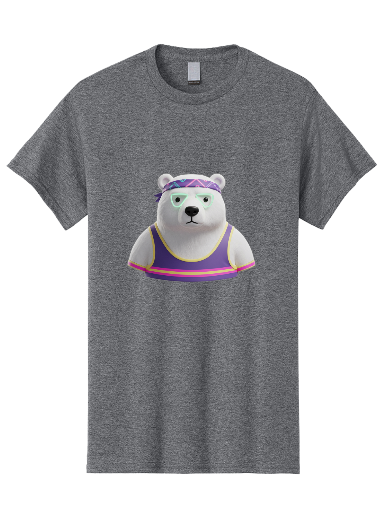 Polar-Bear-3 Men'S Graphic Tee, 100% Cotton, Comfortable Casual Summer Wear, Machine Washable, Vintage Camera, Old Camera, Antique Camera, Black Camera, Classic Photography, Photography Equipment, Nostalgic Device, Film Camera, Camera Art Baf375