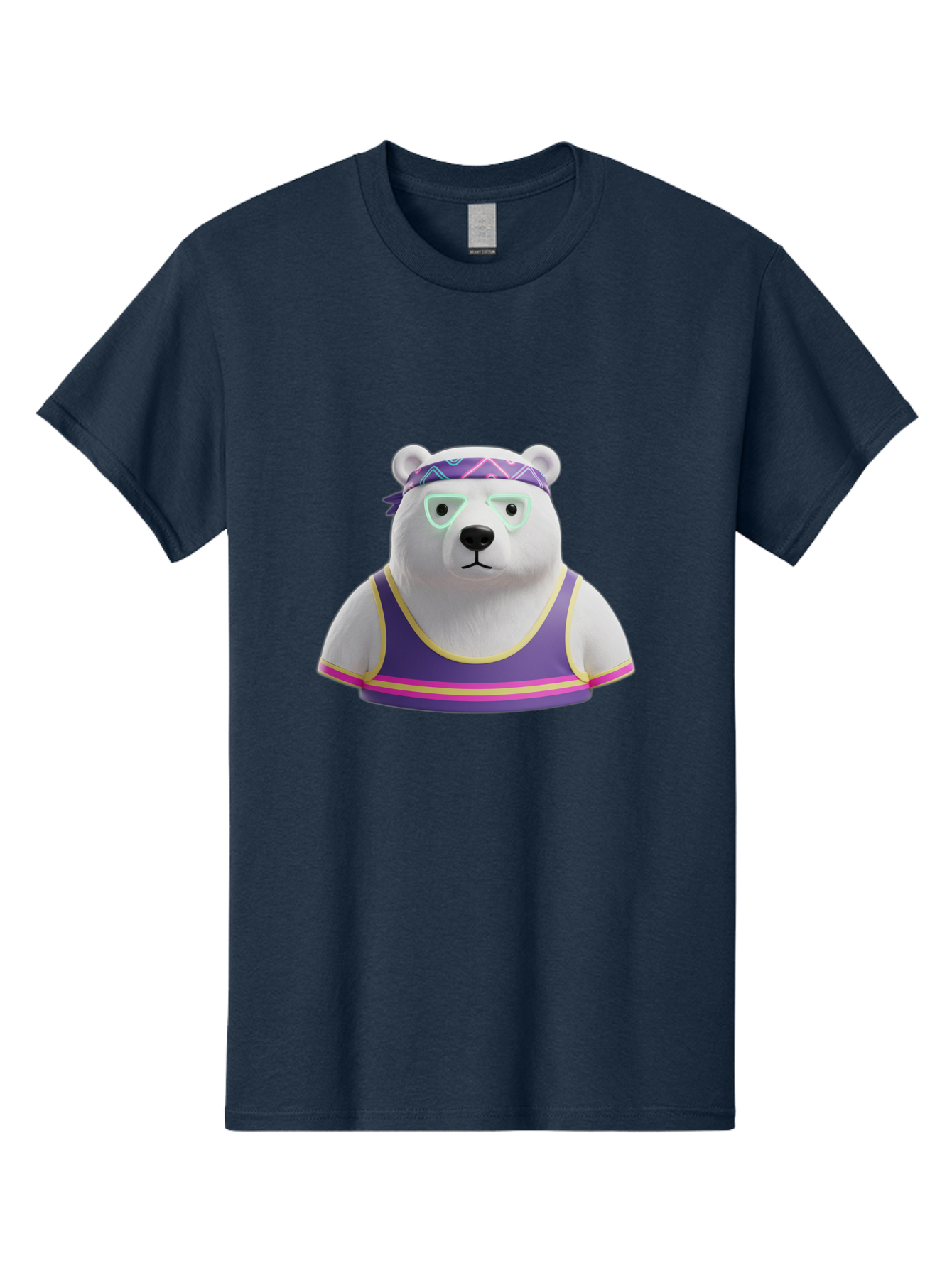 Polar-Bear-3 Men'S Graphic Tee, 100% Cotton, Comfortable Casual Summer Wear, Machine Washable, Vintage Camera, Old Camera, Antique Camera, Black Camera, Classic Photography, Photography Equipment, Nostalgic Device, Film Camera, Camera Art Baf375