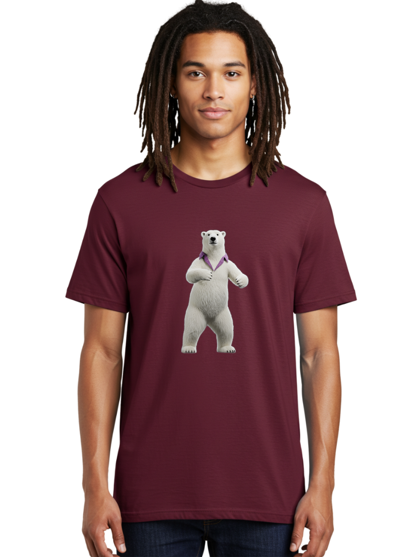 Polar-Bear-4 Men'S Graphic Tee, 100% Cotton, Comfortable Casual Summer Wear, Machine Washable, Vintage Camera, Old Camera, Antique Camera, Black Camera, Classic Photography, Photography Equipment, Nostalgic Device, Film Camera, Camera Art Baf376