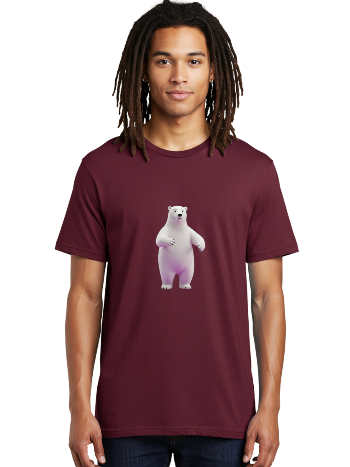 Polar-Bear-5 Men'S Graphic Tee, 100% Cotton, Comfortable Casual Summer Wear, Machine Washable, Vintage Camera, Old Camera, Antique Camera, Black Camera, Classic Photography, Photography Equipment, Nostalgic Device, Film Camera, Camera Art Baf377