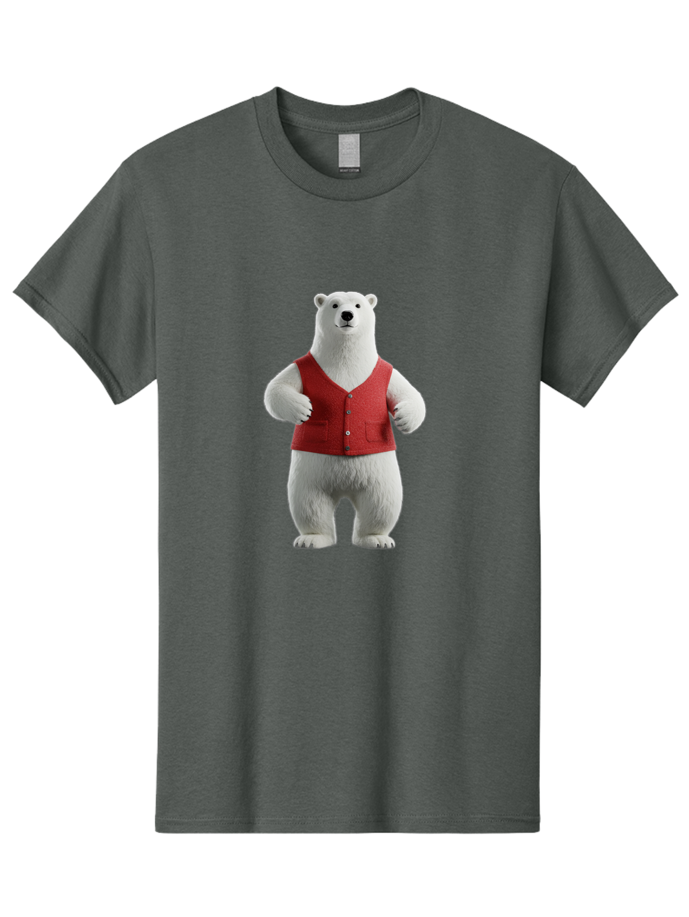 Polar-Bear-7 Men'S Graphic Tee, 100% Cotton, Comfortable Casual Summer Wear, Machine Washable, Vintage Camera, Old Camera, Antique Camera, Black Camera, Classic Photography, Photography Equipment, Nostalgic Device, Film Camera, Camera Art Baf379