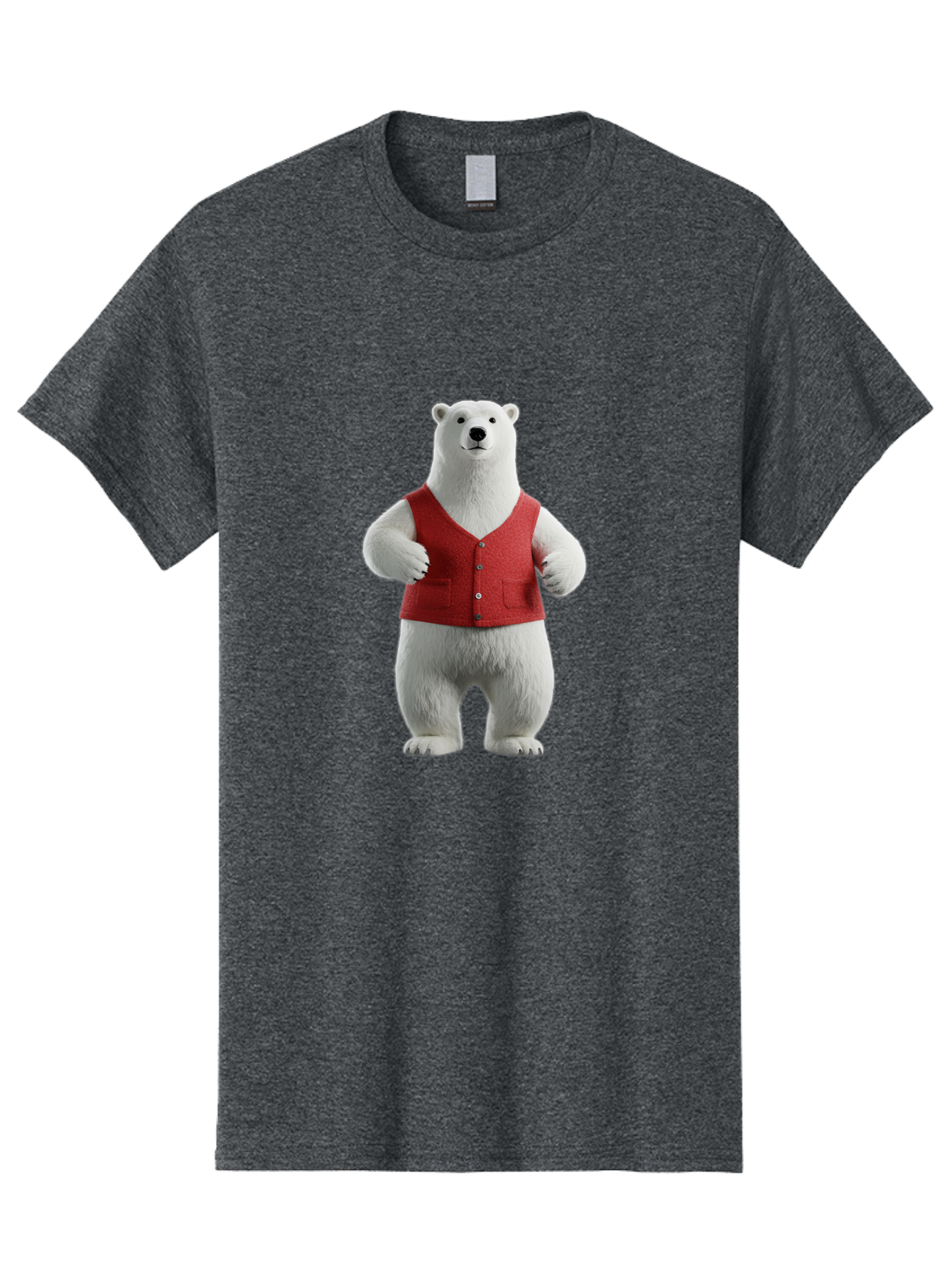 Polar-Bear-7 Men'S Graphic Tee, 100% Cotton, Comfortable Casual Summer Wear, Machine Washable, Vintage Camera, Old Camera, Antique Camera, Black Camera, Classic Photography, Photography Equipment, Nostalgic Device, Film Camera, Camera Art Baf379