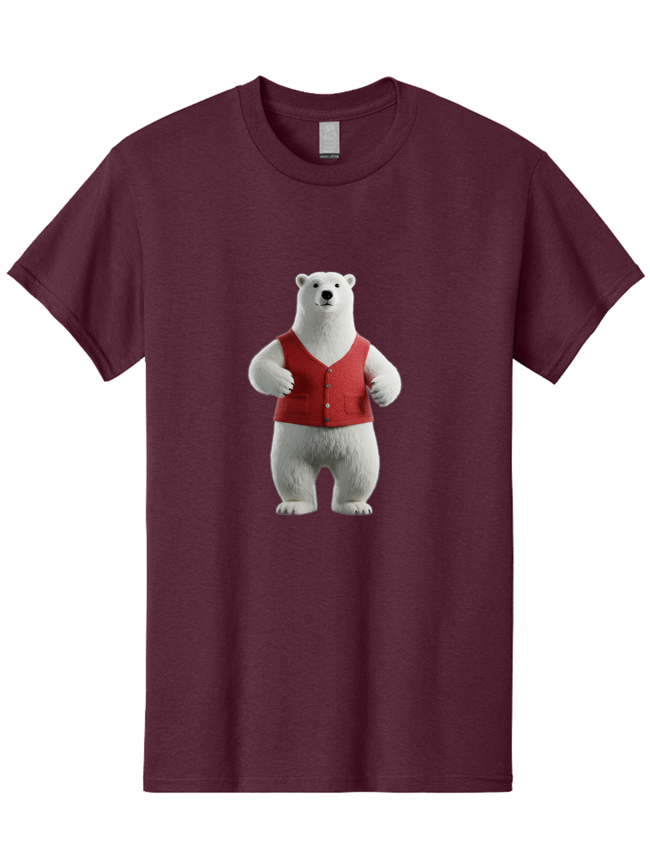 Polar-Bear-7 Men'S Graphic Tee, 100% Cotton, Comfortable Casual Summer Wear, Machine Washable, Vintage Camera, Old Camera, Antique Camera, Black Camera, Classic Photography, Photography Equipment, Nostalgic Device, Film Camera, Camera Art Baf379