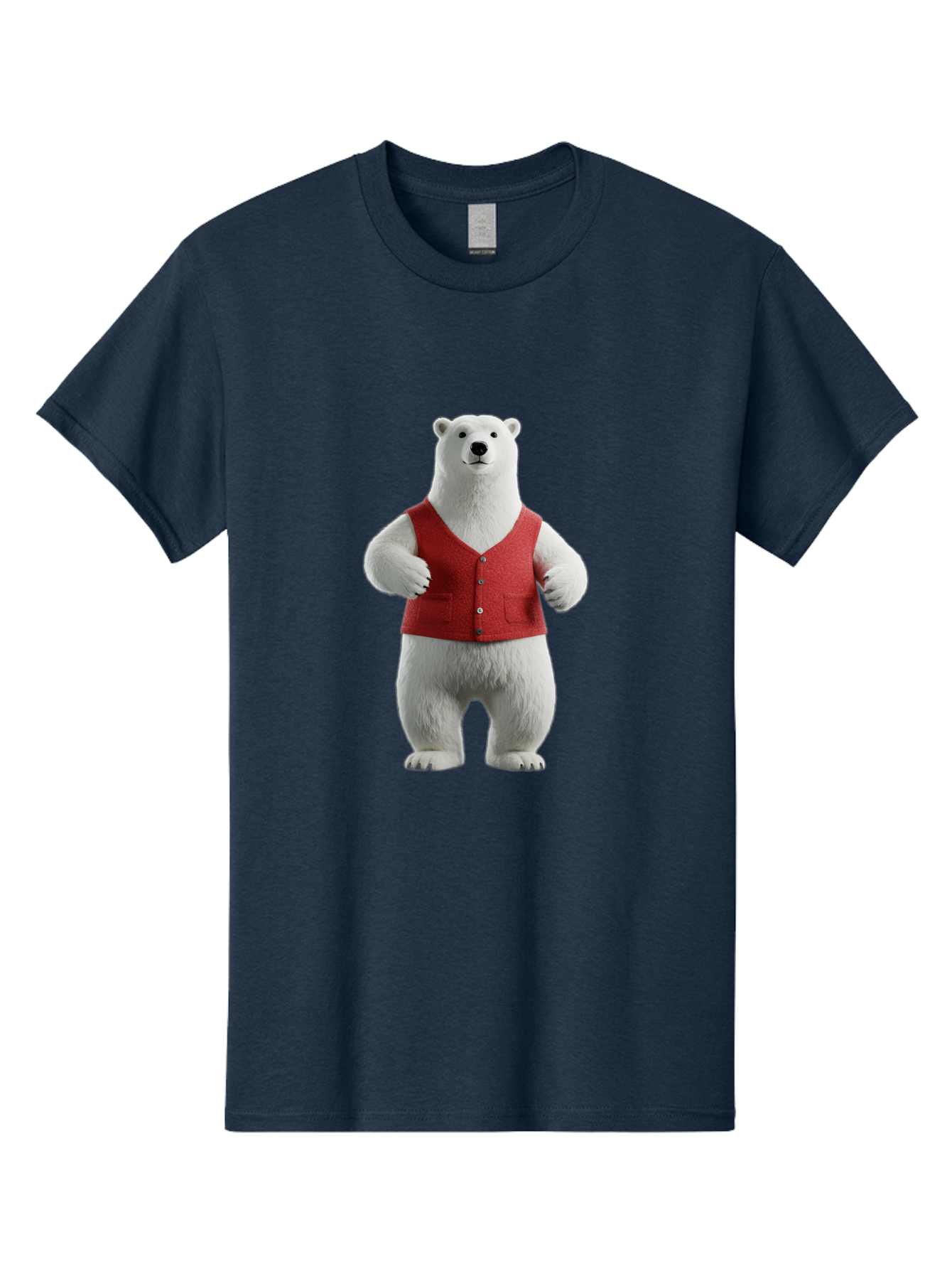 Polar-Bear-7 Men'S Graphic Tee, 100% Cotton, Comfortable Casual Summer Wear, Machine Washable, Vintage Camera, Old Camera, Antique Camera, Black Camera, Classic Photography, Photography Equipment, Nostalgic Device, Film Camera, Camera Art Baf379